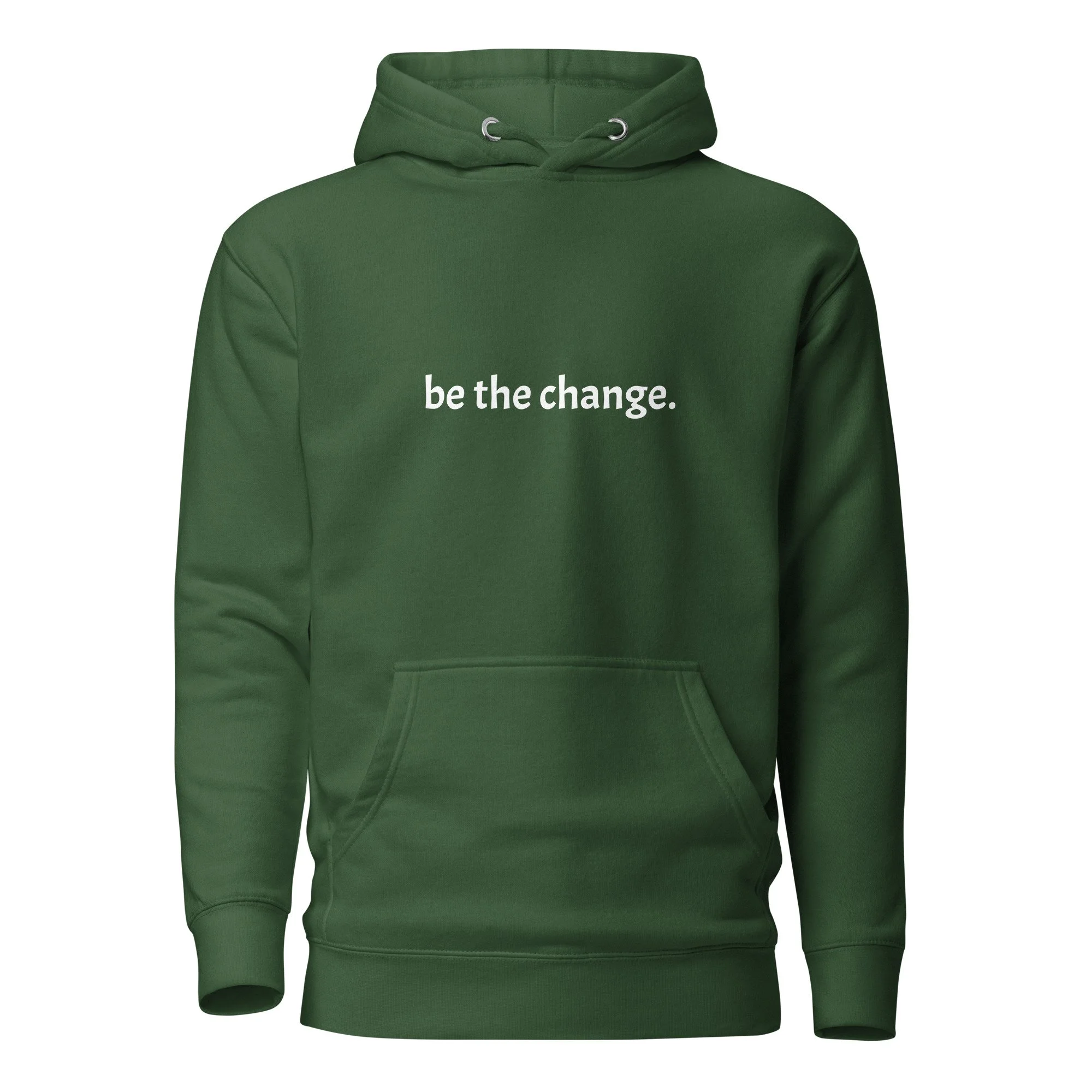 be the change unisex hoodie