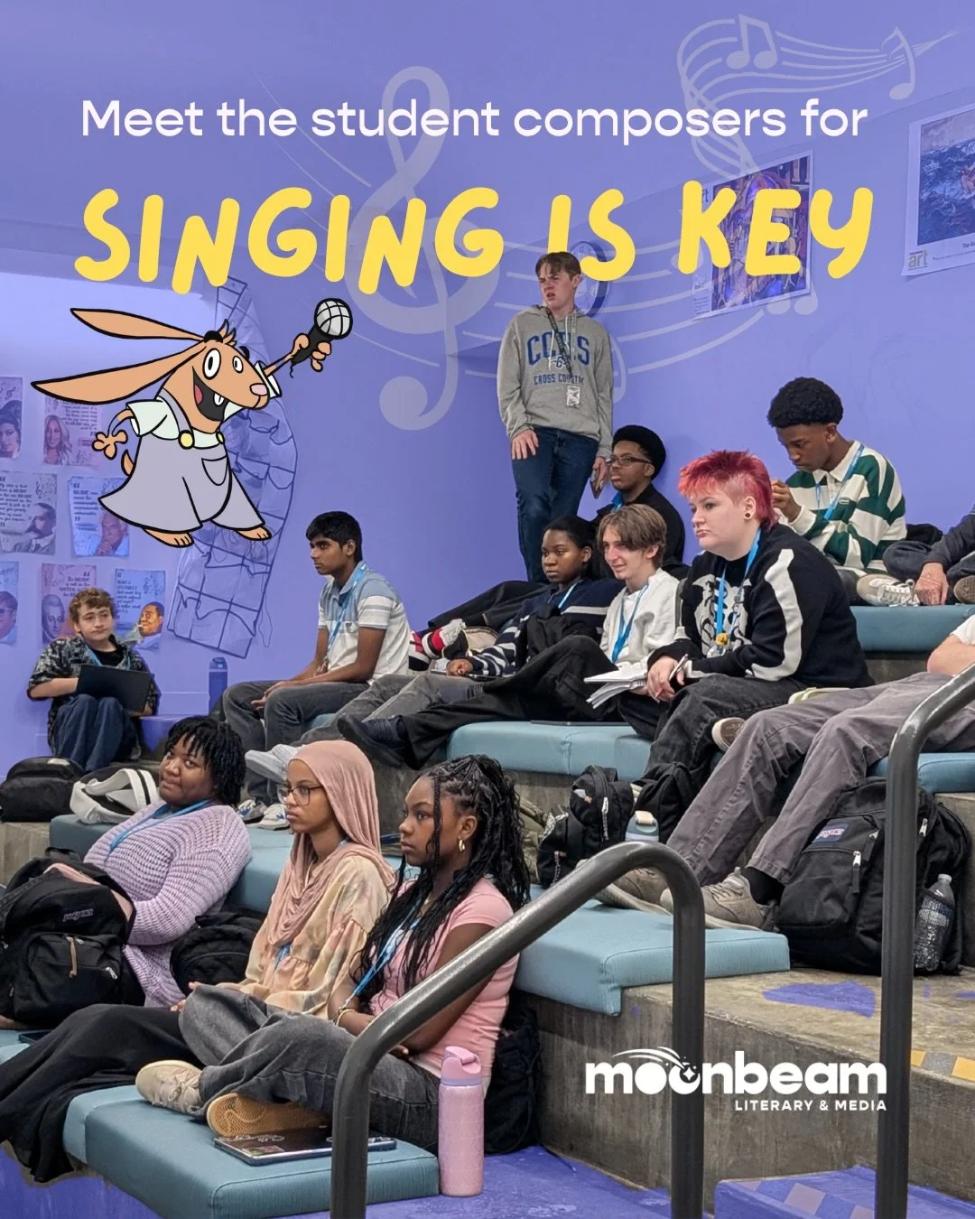 Singing Is Key keeps getting bigger in the best possible way.

As the short film takes shape, so does the team of young creatives helping bring it to life.

Recently, student animator Josias Chac&oacute;n Ortega, who is developing the characters and 