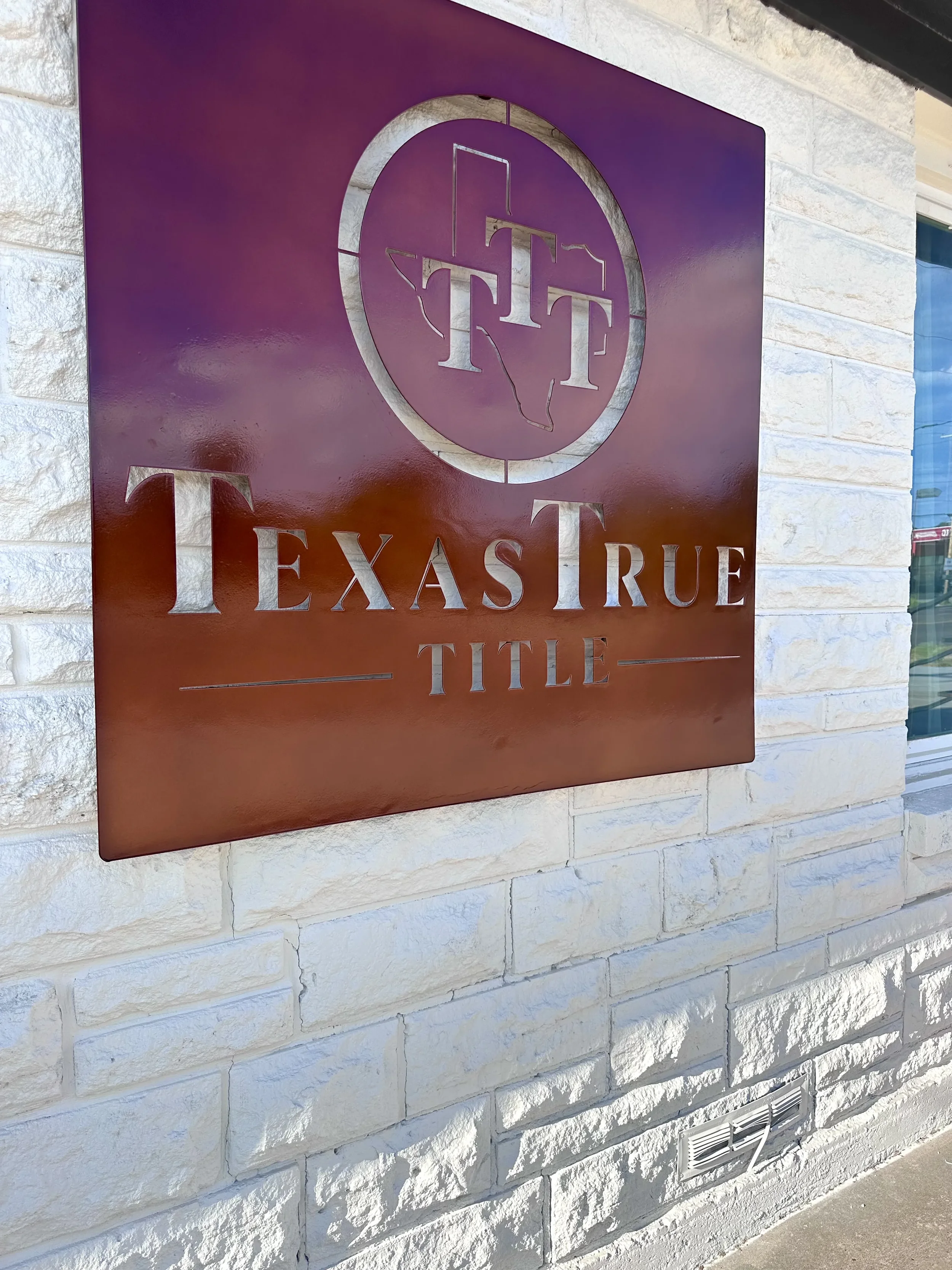 Texas True Title Sign Gatesville, Texas