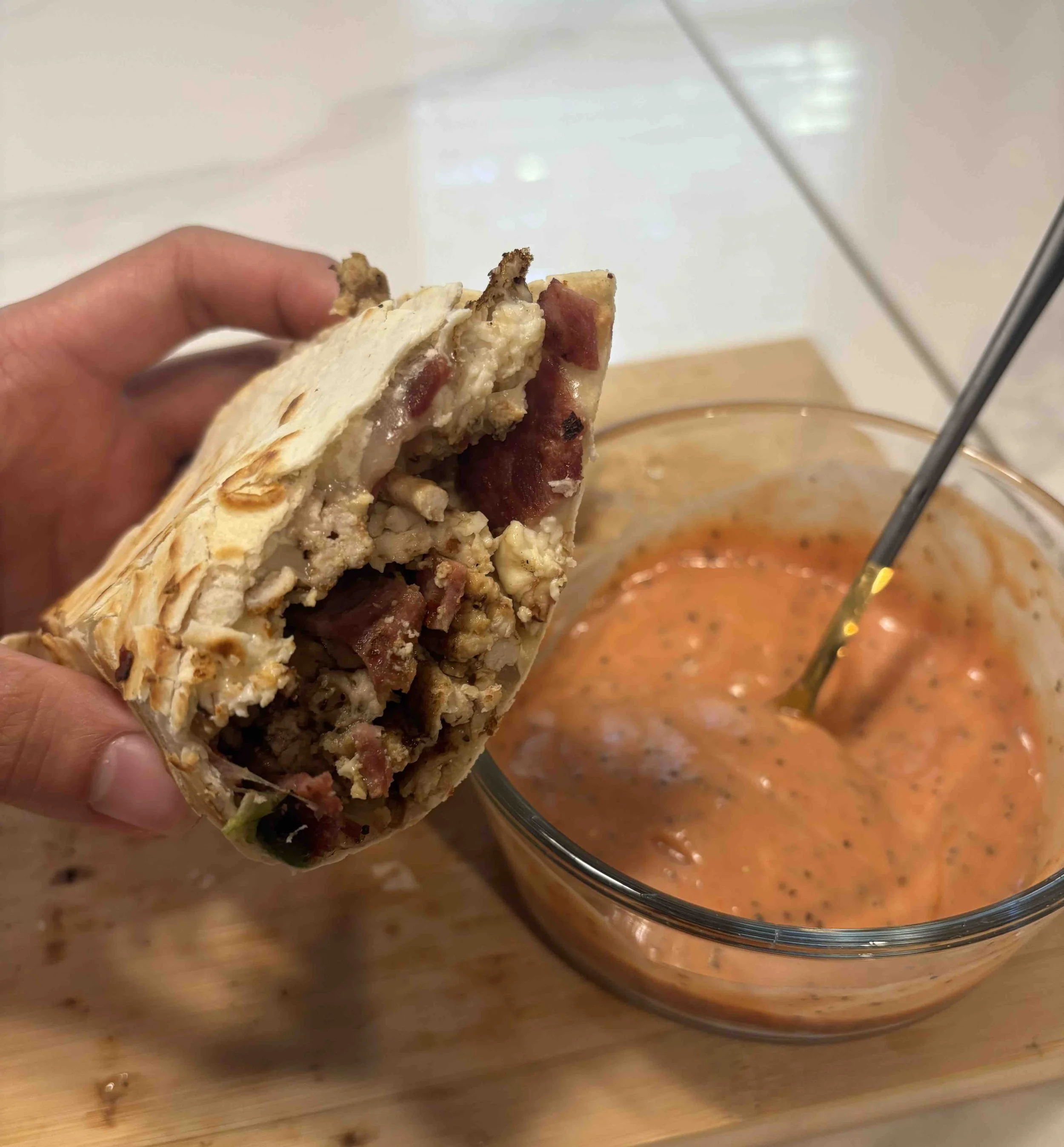 Easy High-Protein Breakfast Quesadillas (42g Protein)