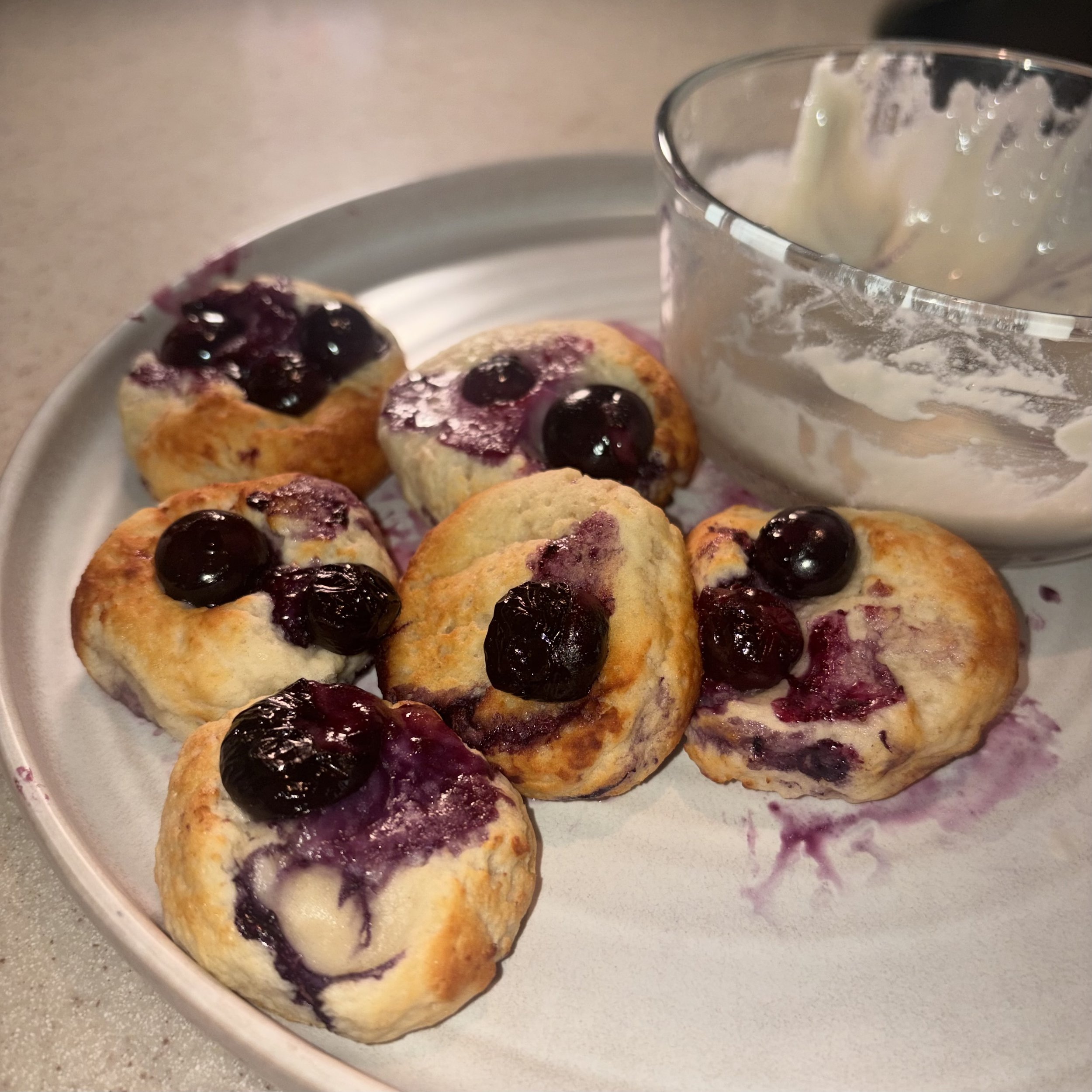 Easy High-Protein Blueberry Donut Holes (43g Protein)