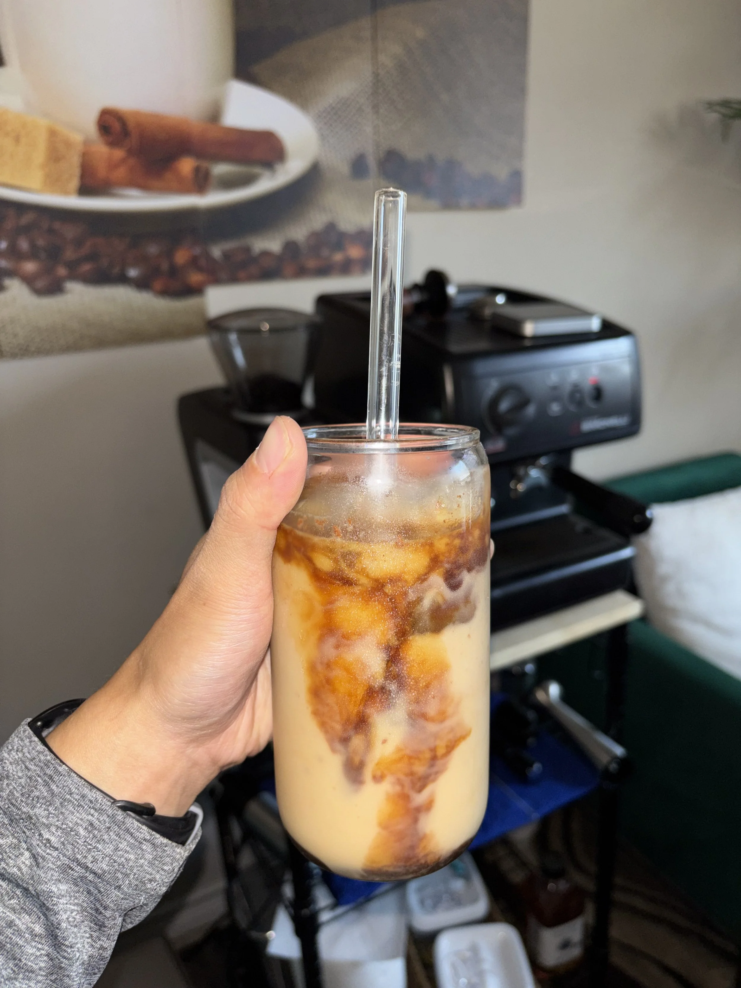 Easy Sugar-Free Salted Caramel Iced Latte (Starbucks Copycat)