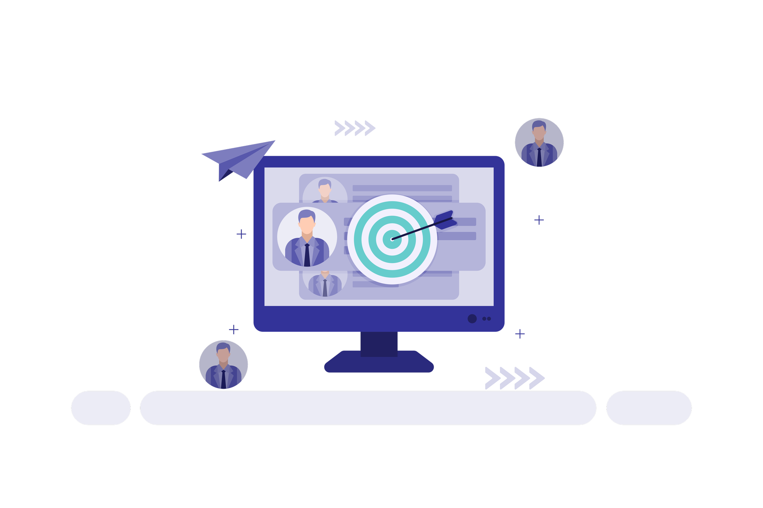 Illustration of a computer monitor.