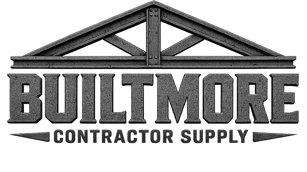 Logo for Biltmore Contractor Supply featuring a house roof and name in bold letters.