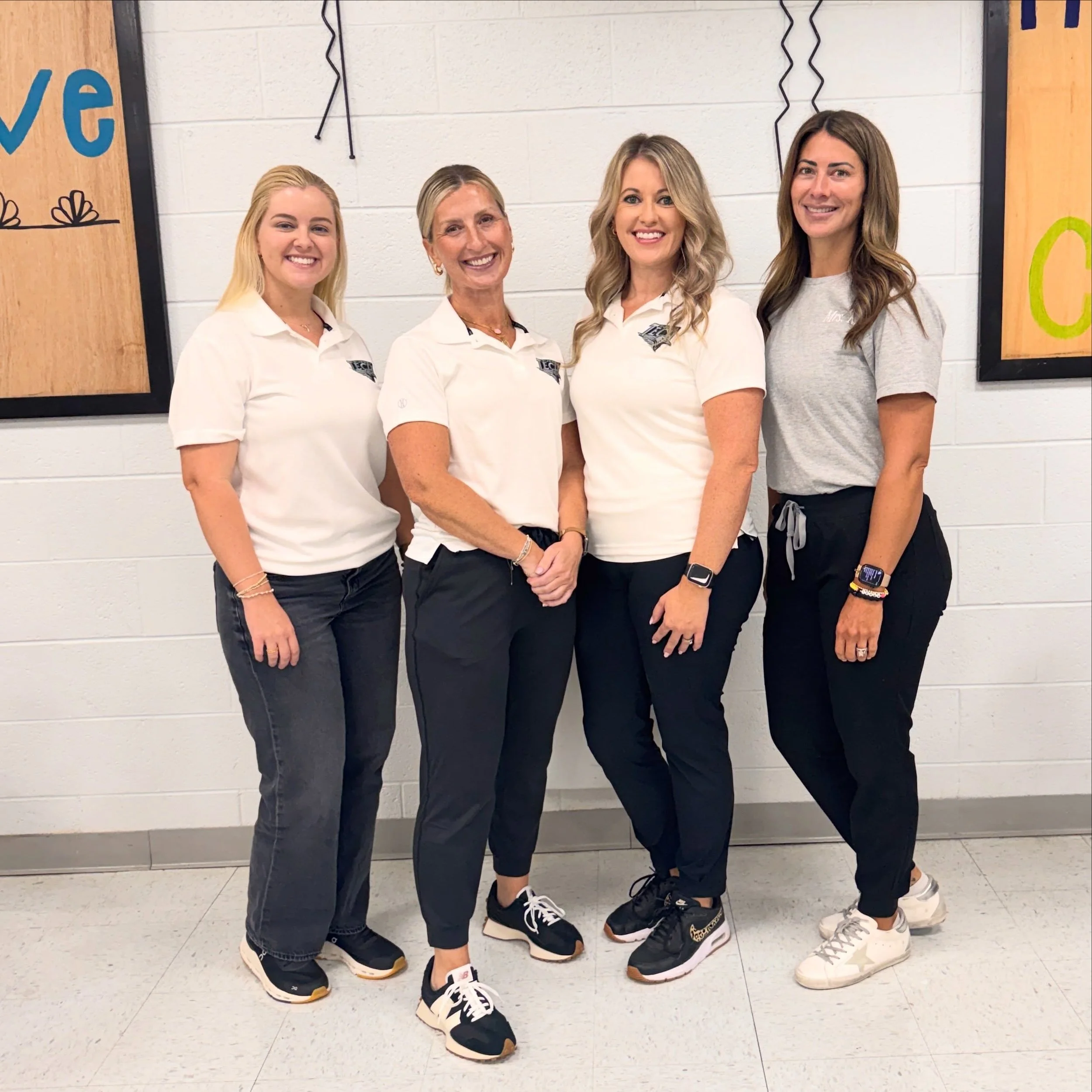 First day of school with my work besties! Couldn&rsquo;t imagine doing this without them! Here&rsquo;s to year 4! 
🖤🩶🖤