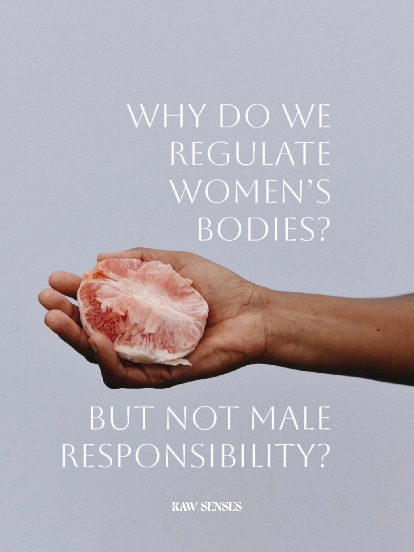 Women are only fertile a few days each month.
Men every day.

And yet here we are: carrying the hormonal burden.

Our hormones influence everything about us:
Sex.
Libido.
Attraction.
Stress.
Emotional regulation.
Hunger.
Mood.
Eating patterns.
And so