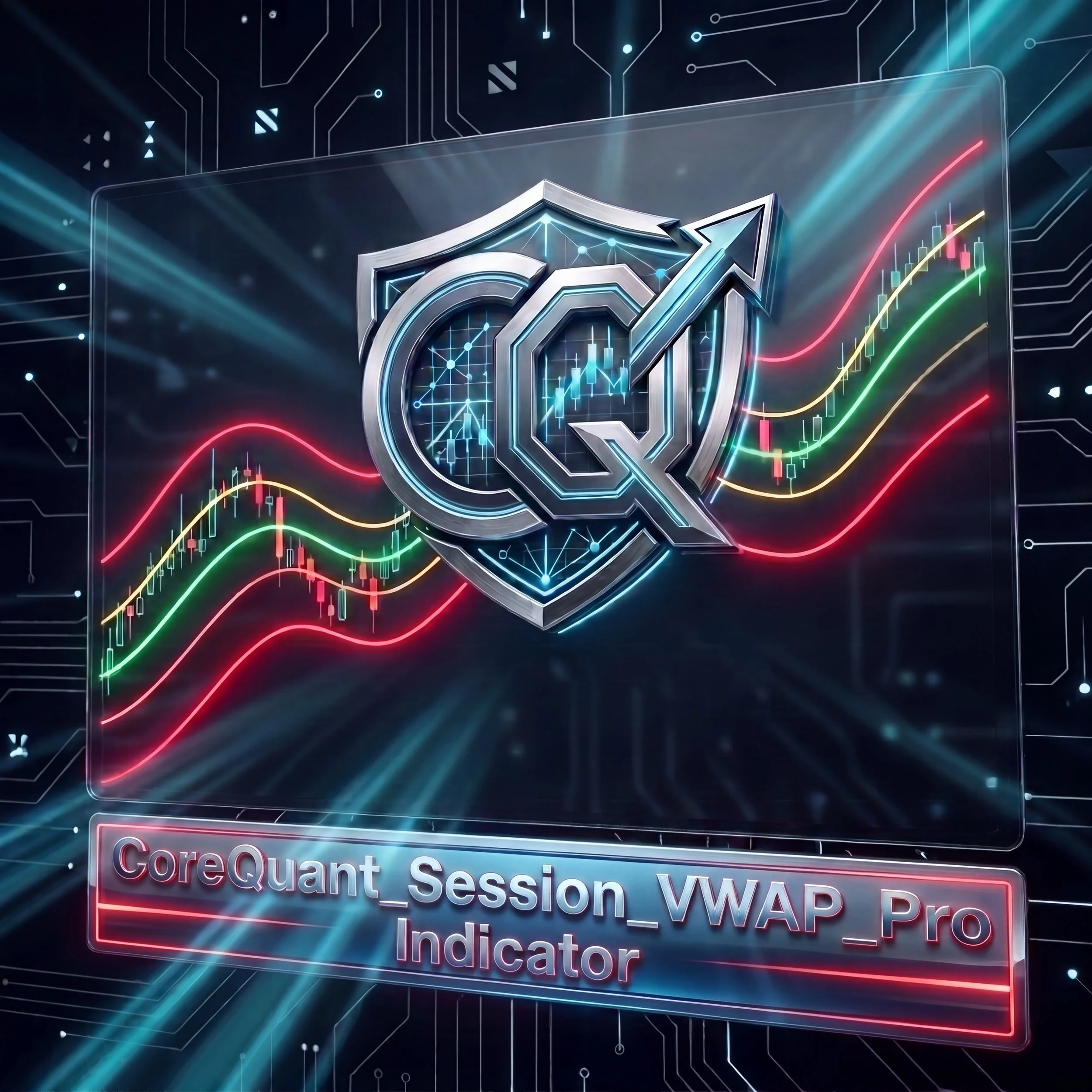 CoreQuant Session VWAP Pro algorithmic trading indicator for cTrader