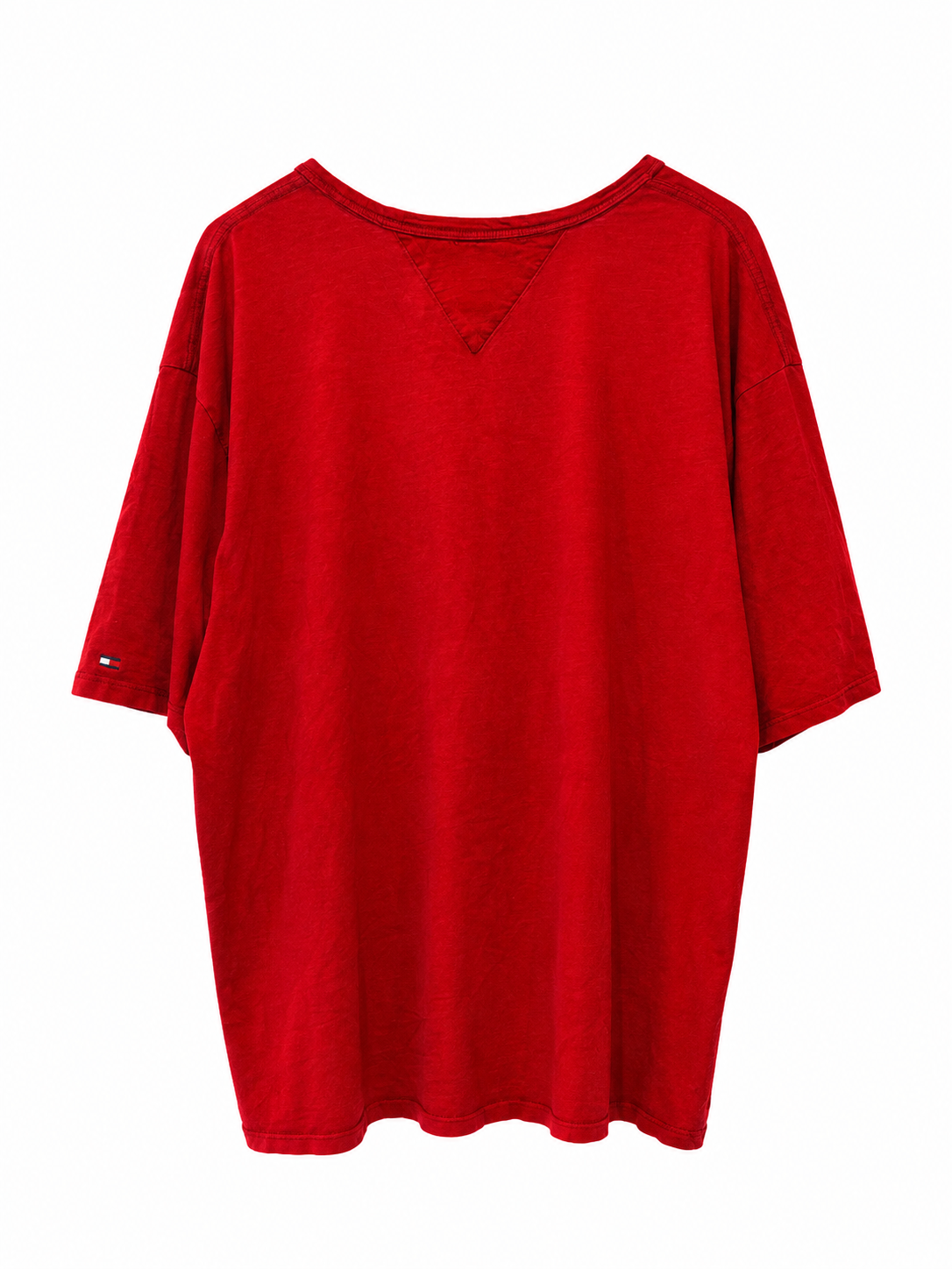 tommy hilfiger red shirt fuzzy letters 3.png