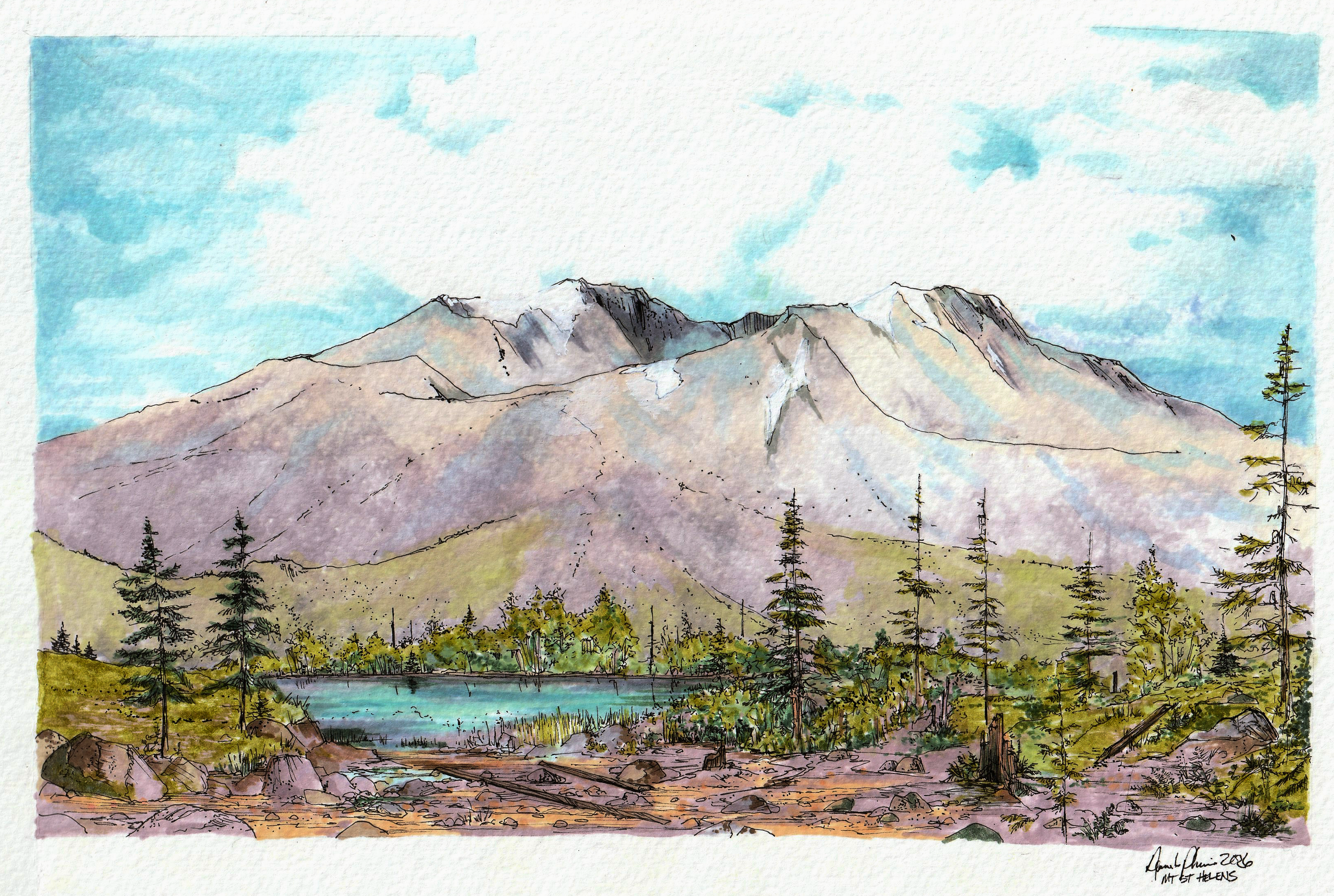 Mt St Helens - Washington State