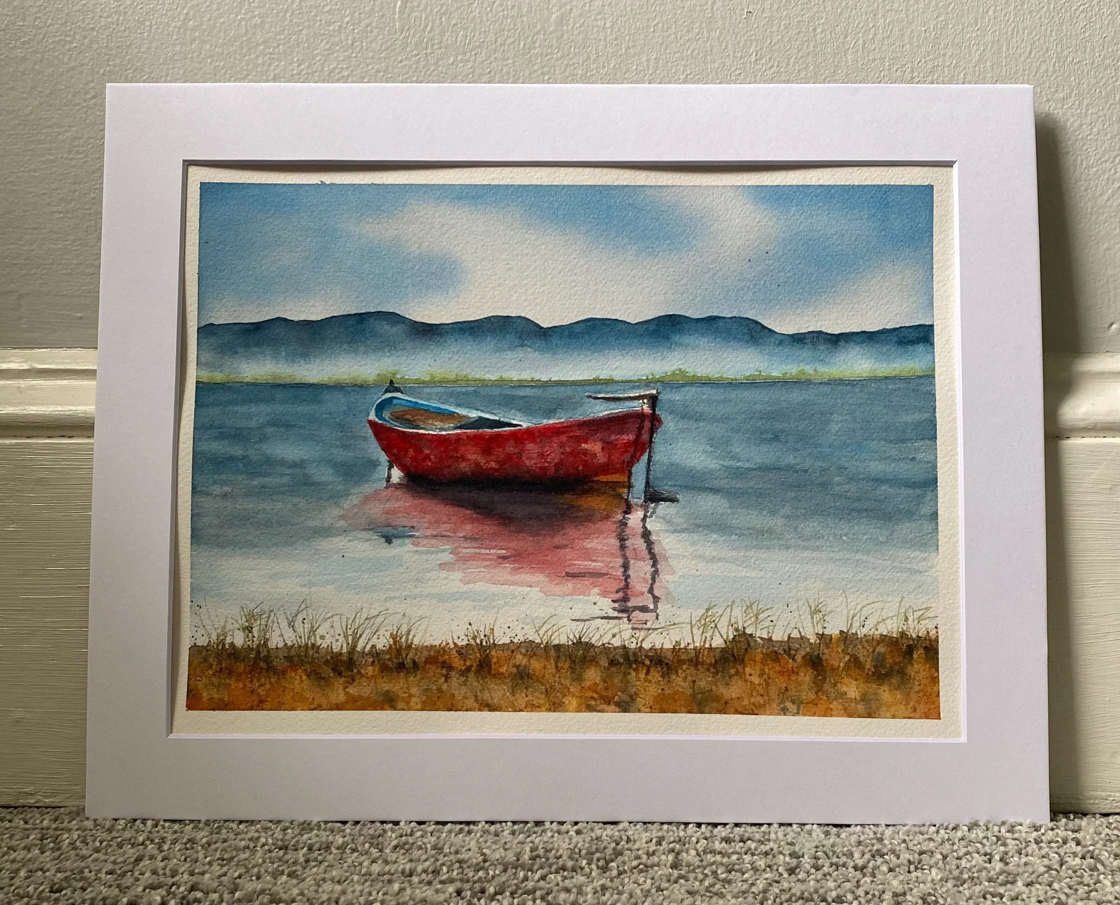"Red Boat"
12 x 9 inches
