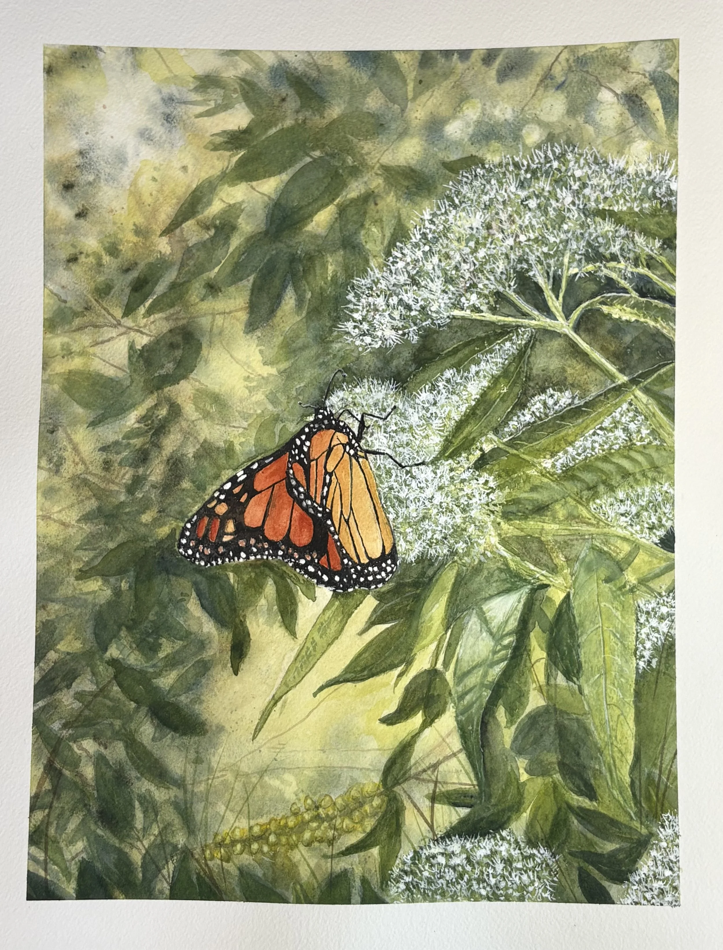 "Fueling Before Flight"
12 x 9 inches
