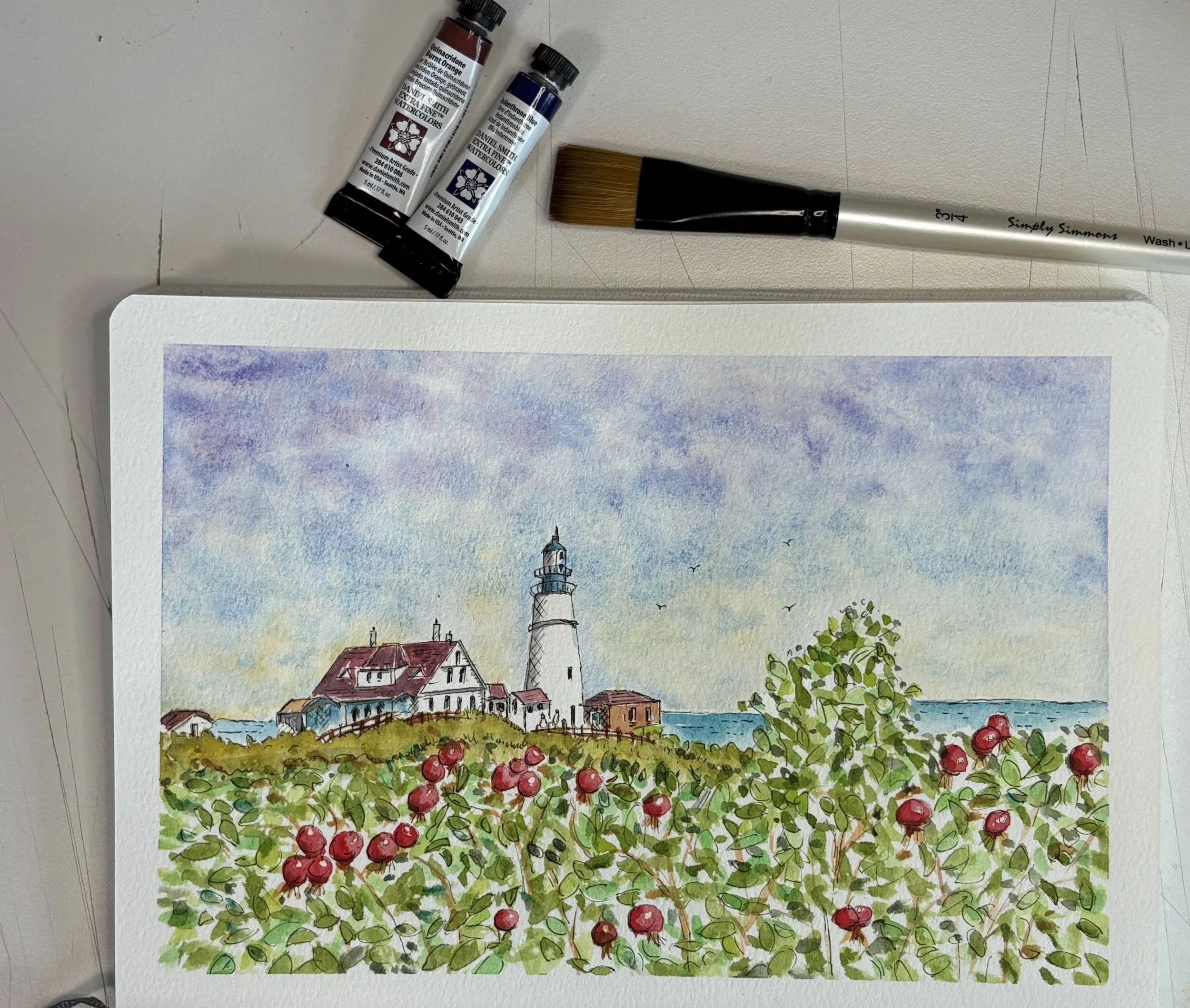 lighthouse with field.jpeg