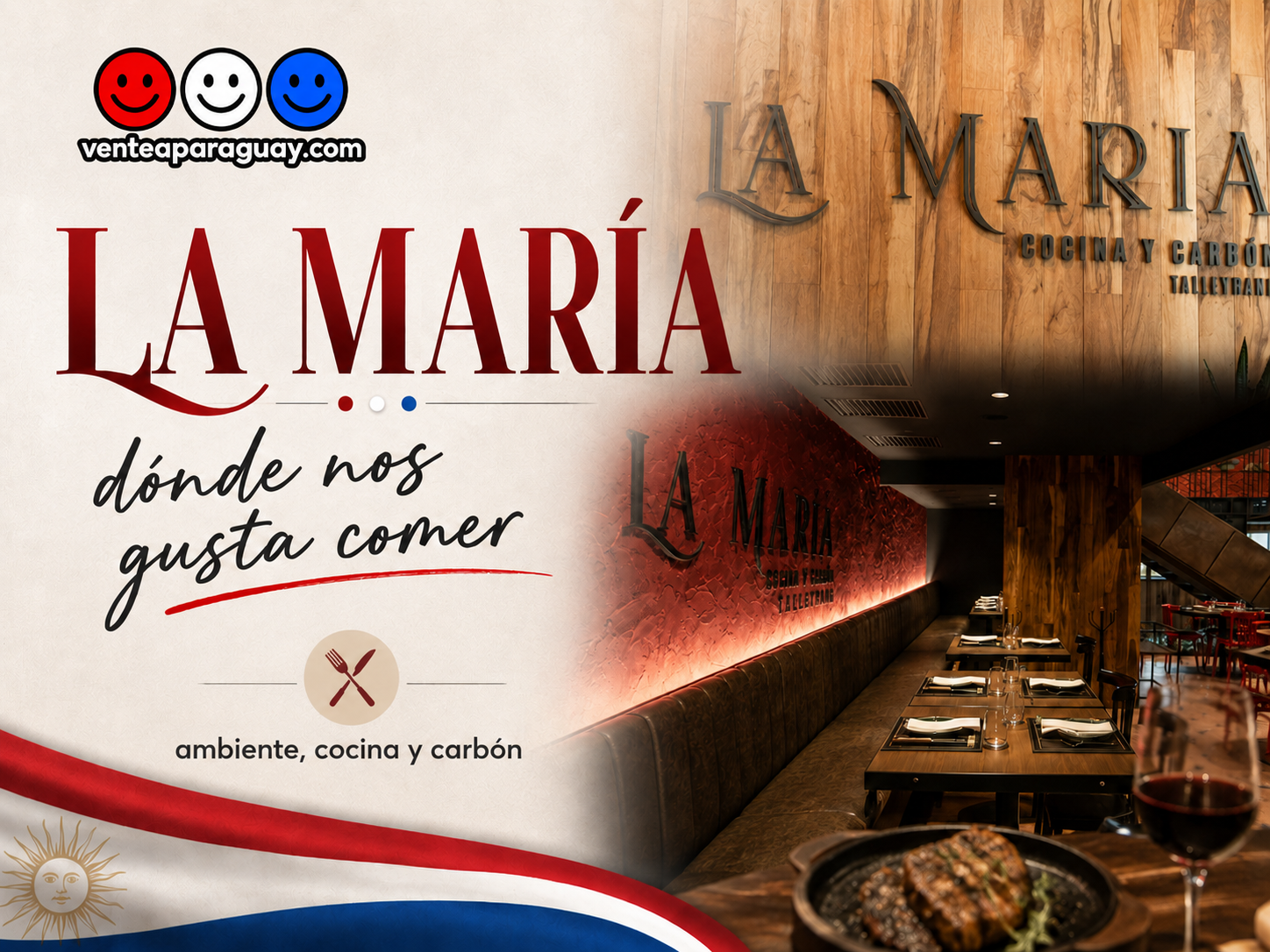 La María: ese restaurante de Asunción al que llevamos a alguien cuando queremos acertar