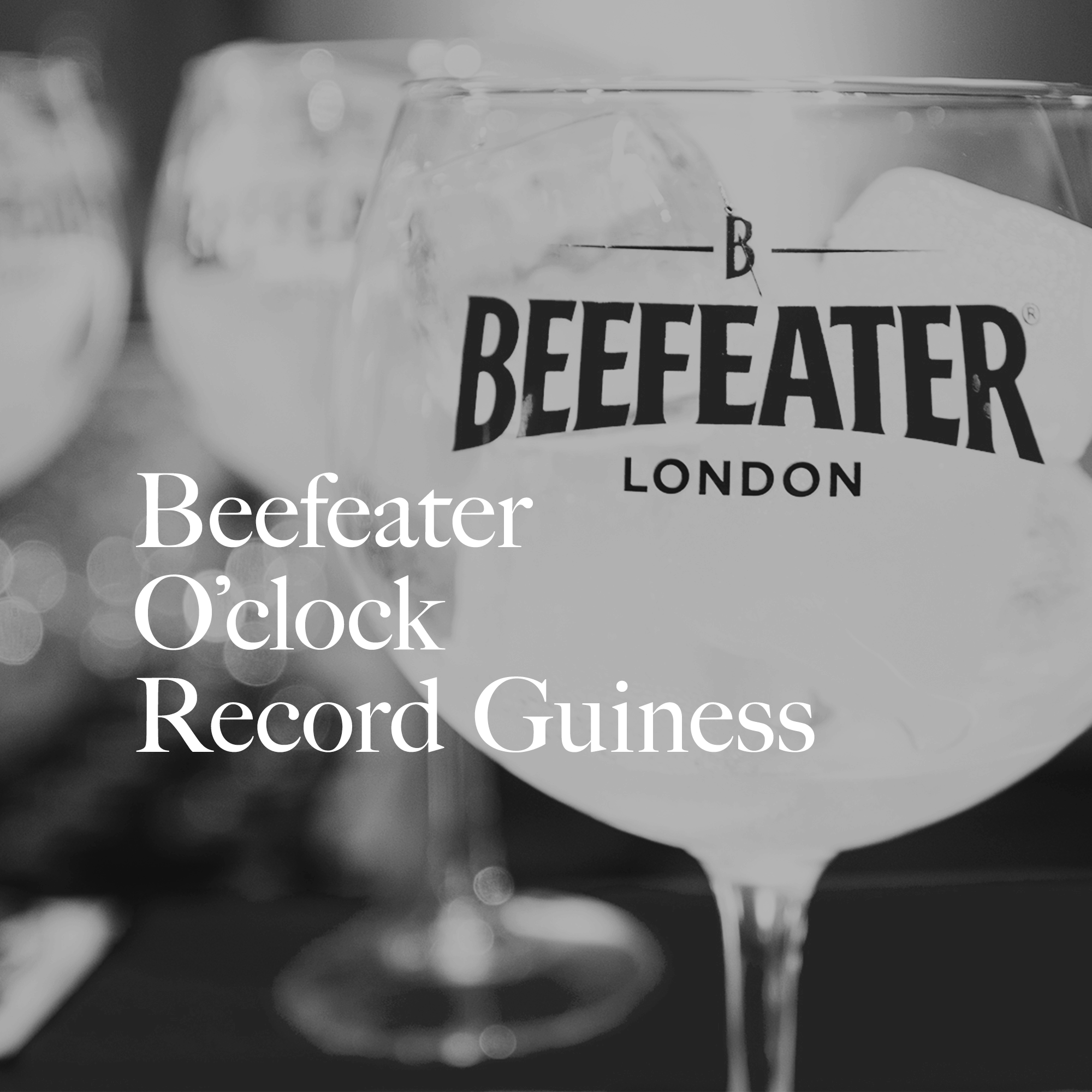 BEEFEATER O’CLOCK RECORD GUINESS