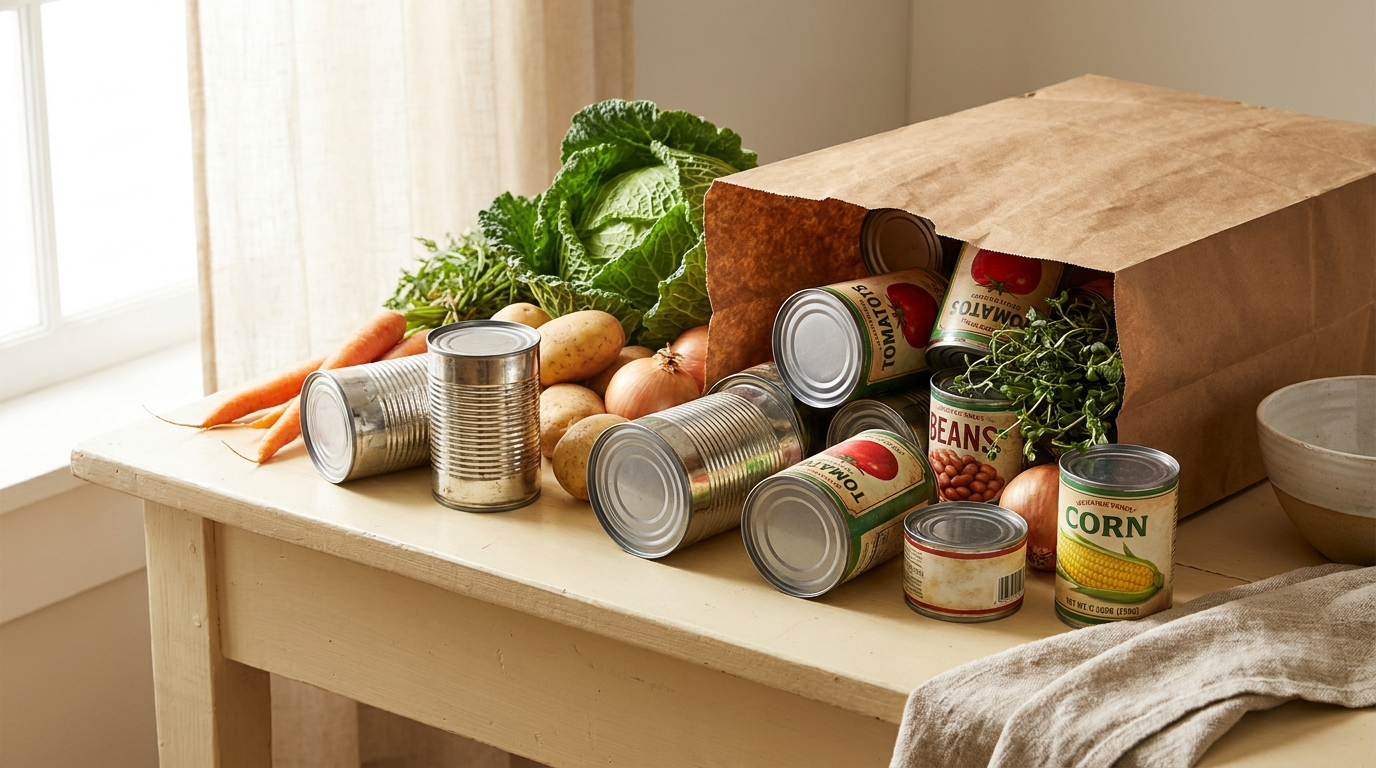Food drive volunteers