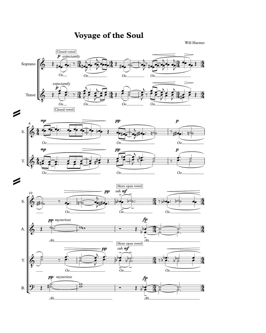 Voyage of the Soul
SATB (divisi) a cappella
  Choral  