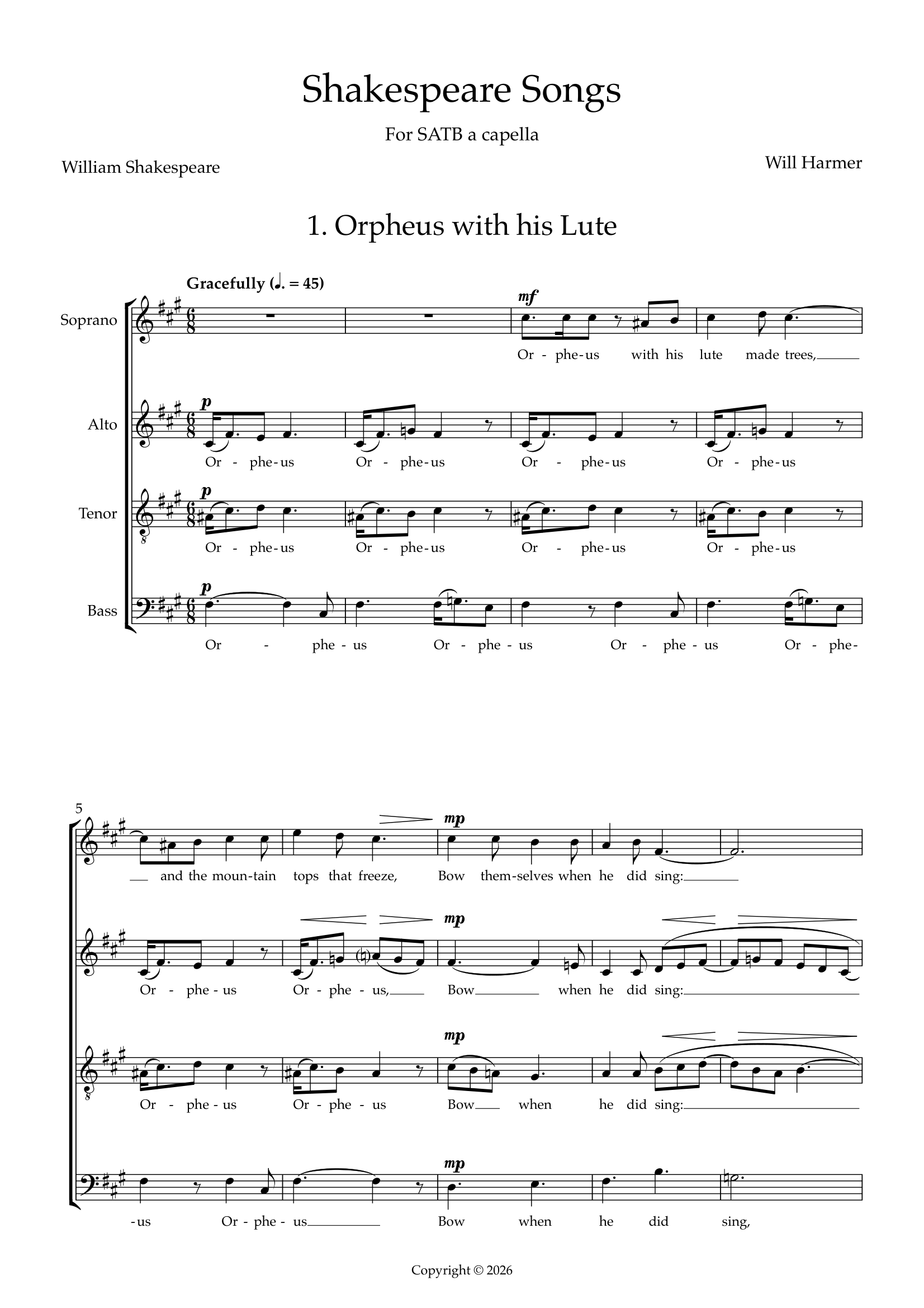 Shakespeare Songs