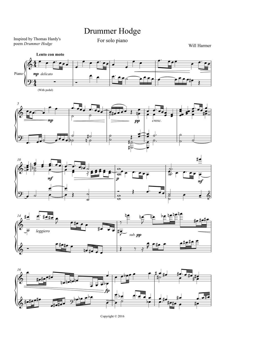Drummer Hodge
Solo piano
  Instrumental  
