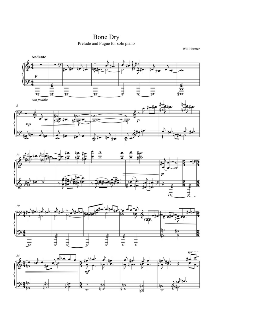 Prelude and Fugue (Bone Dry)
Solo piano
  Instrumental  