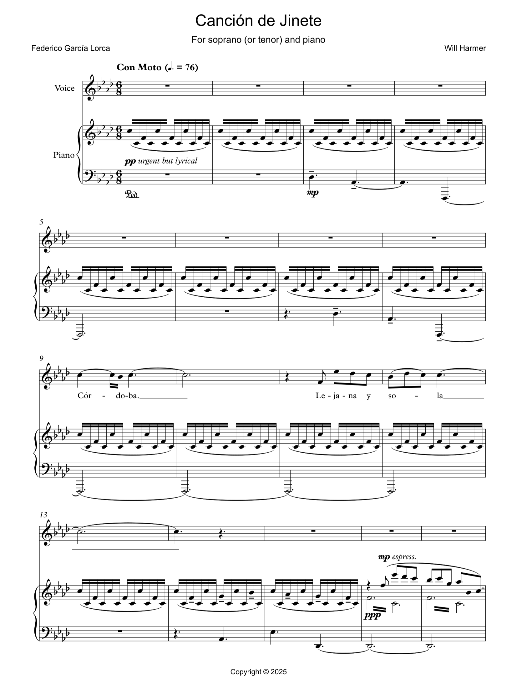Cancion de jinete