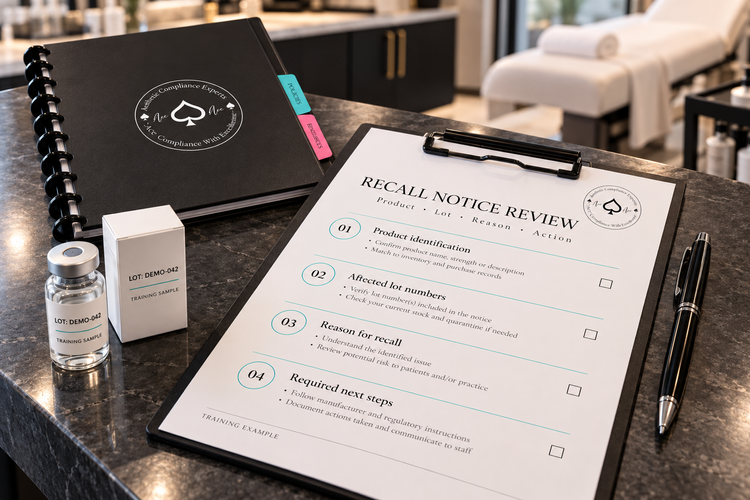 Example Accident Notification How to Read an FDA Recall Notice: A Guide for Med Spas — Aesthetic ...