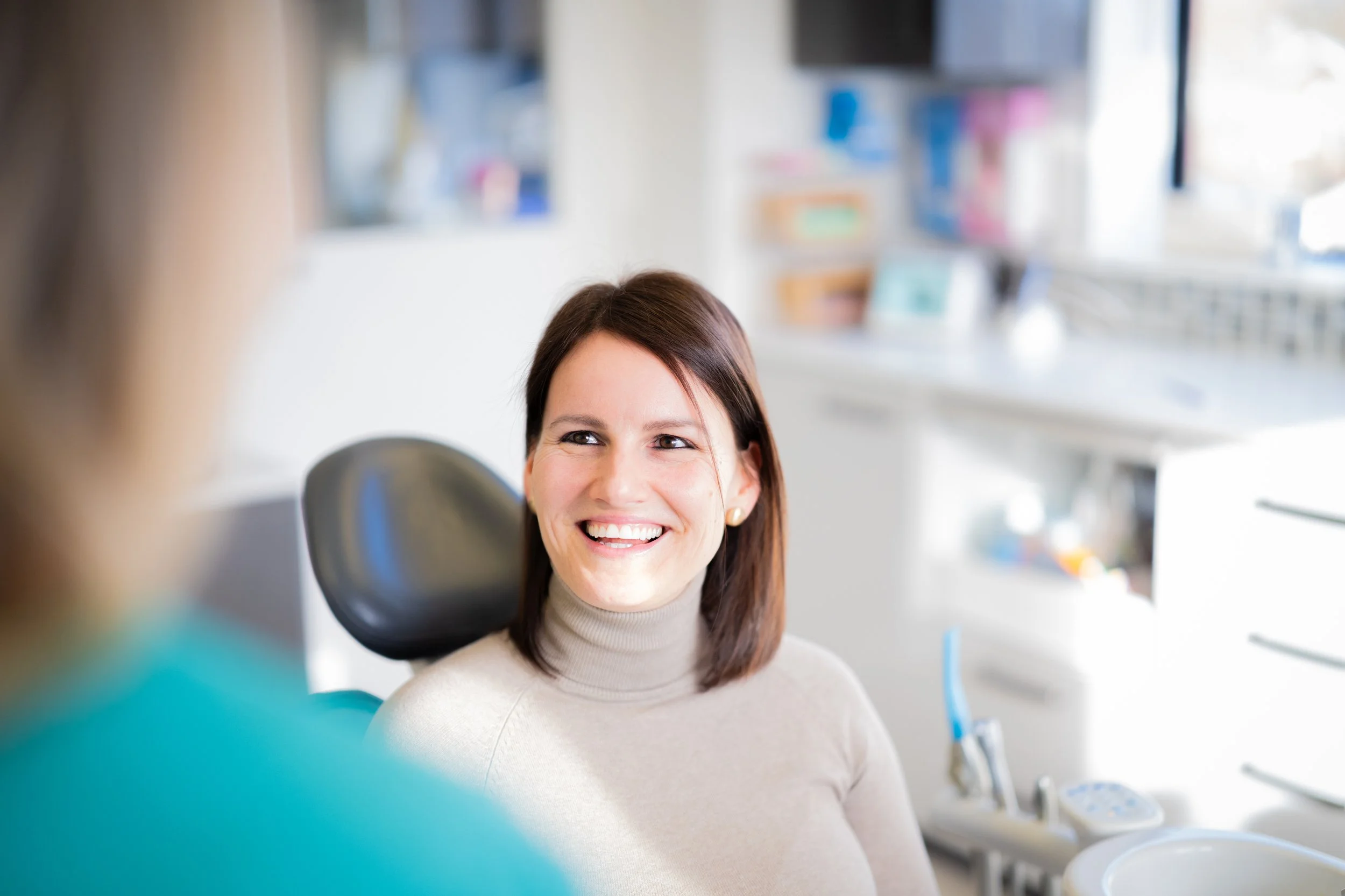 Happy patient - Elmwood Dental