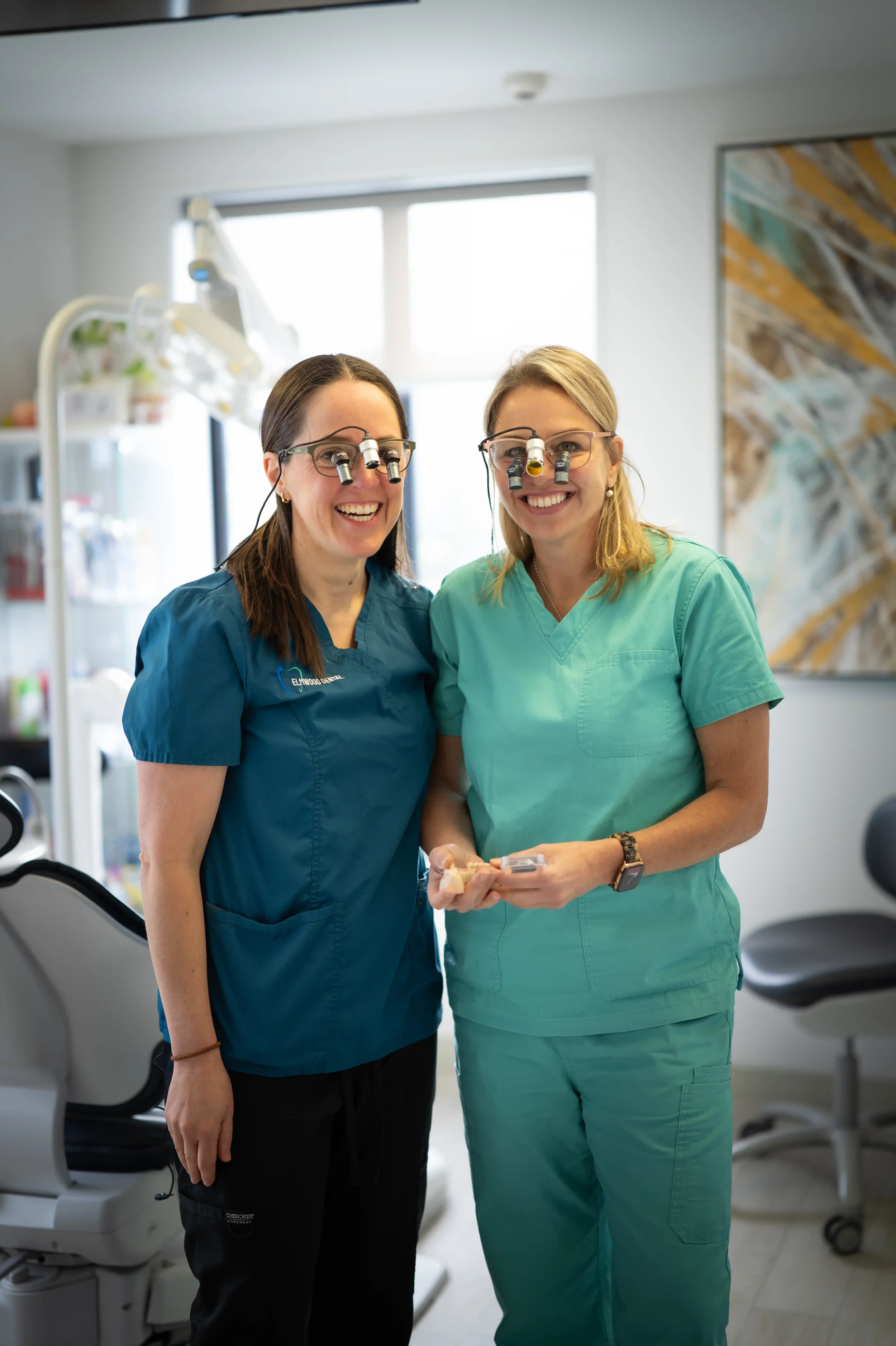 Kristine Bettle and Beata Baumann - denists - Elmwood Dental