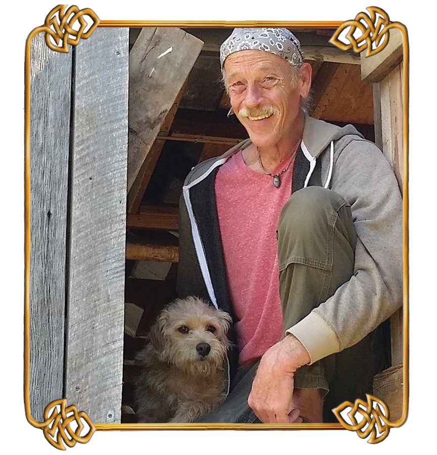 The author, GJ Scherzinger with his Mexican stray, Pacoloco