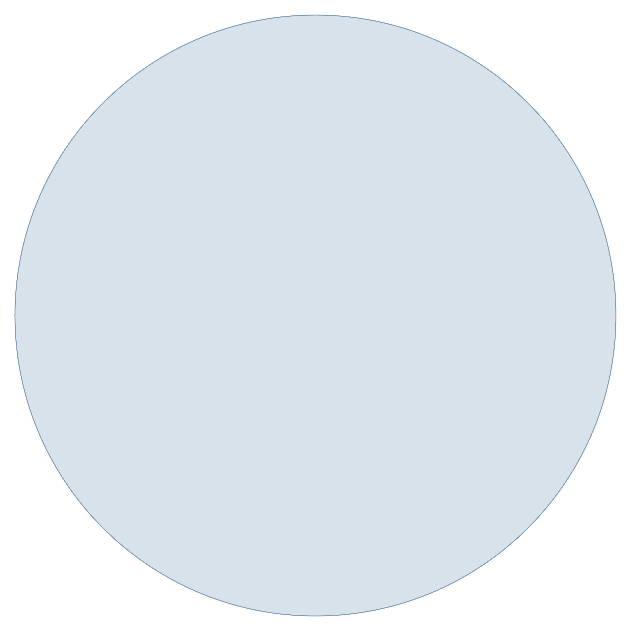 Blue abstract geometric background with a partially visible green and white object at the top center.