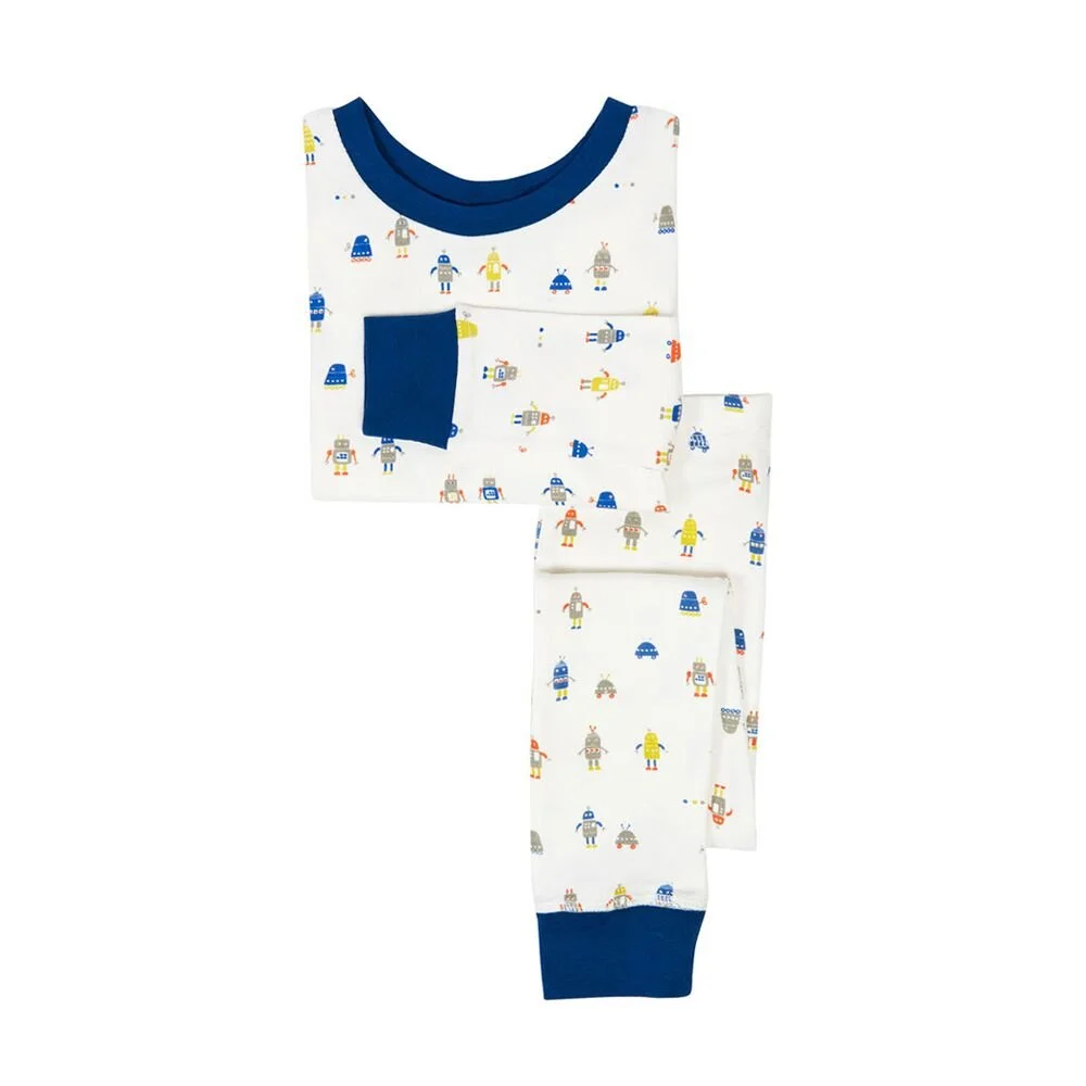 Blue Robot March PJ Set