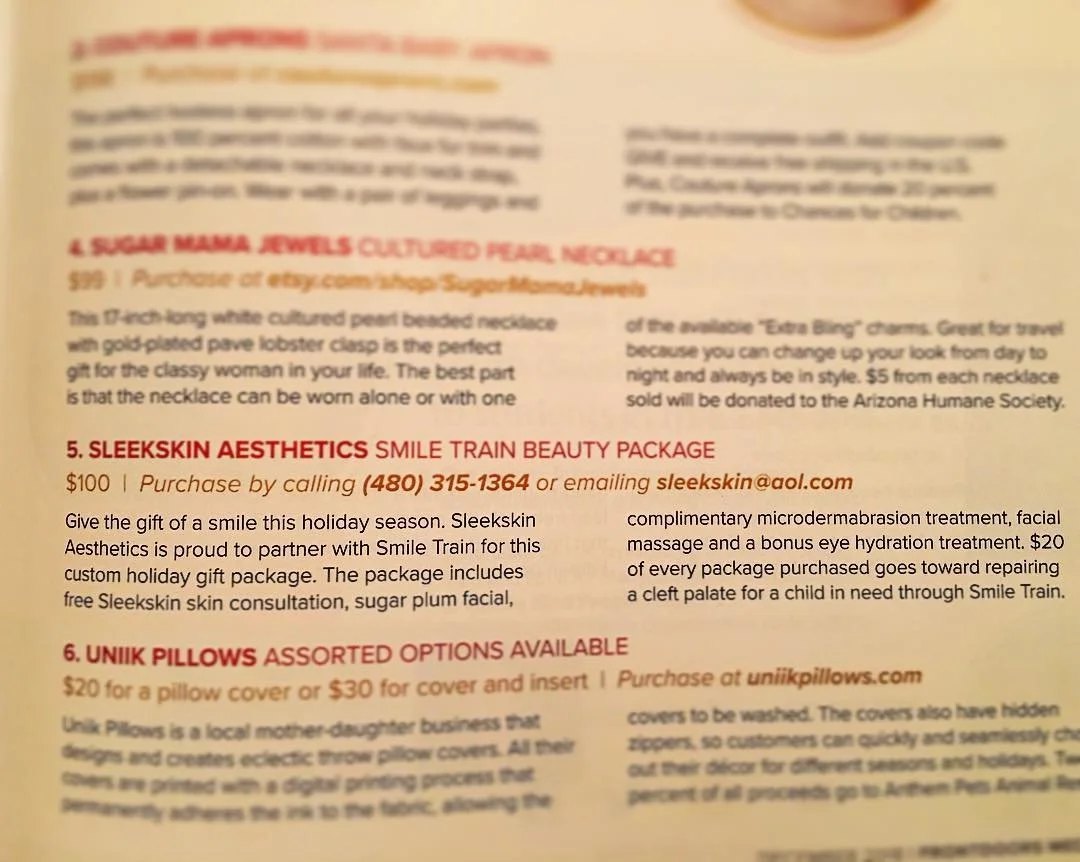 Sleekskin AZ Feature in Frontdoors Magazine!