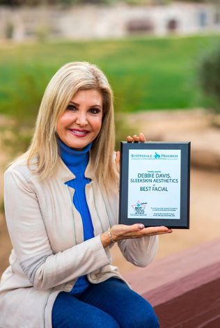 Sleekskin® Aesthetics was voted Best Facial in Scottsdale!