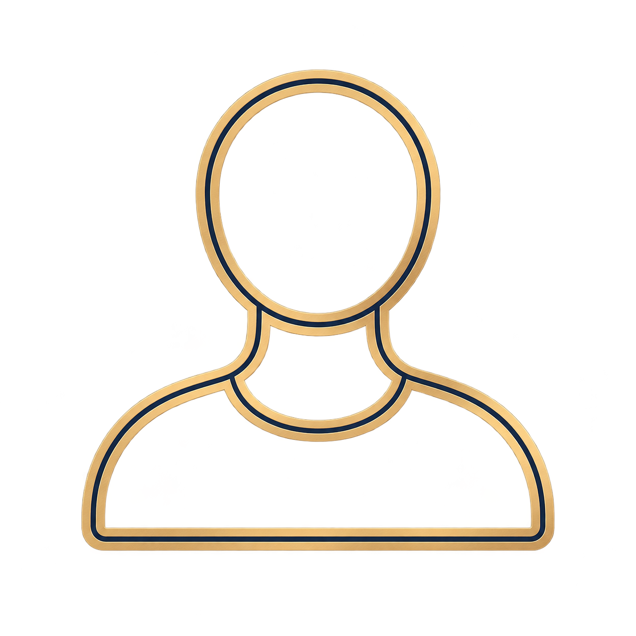 Executive decision-making icon representing strategic analysis and business insight
