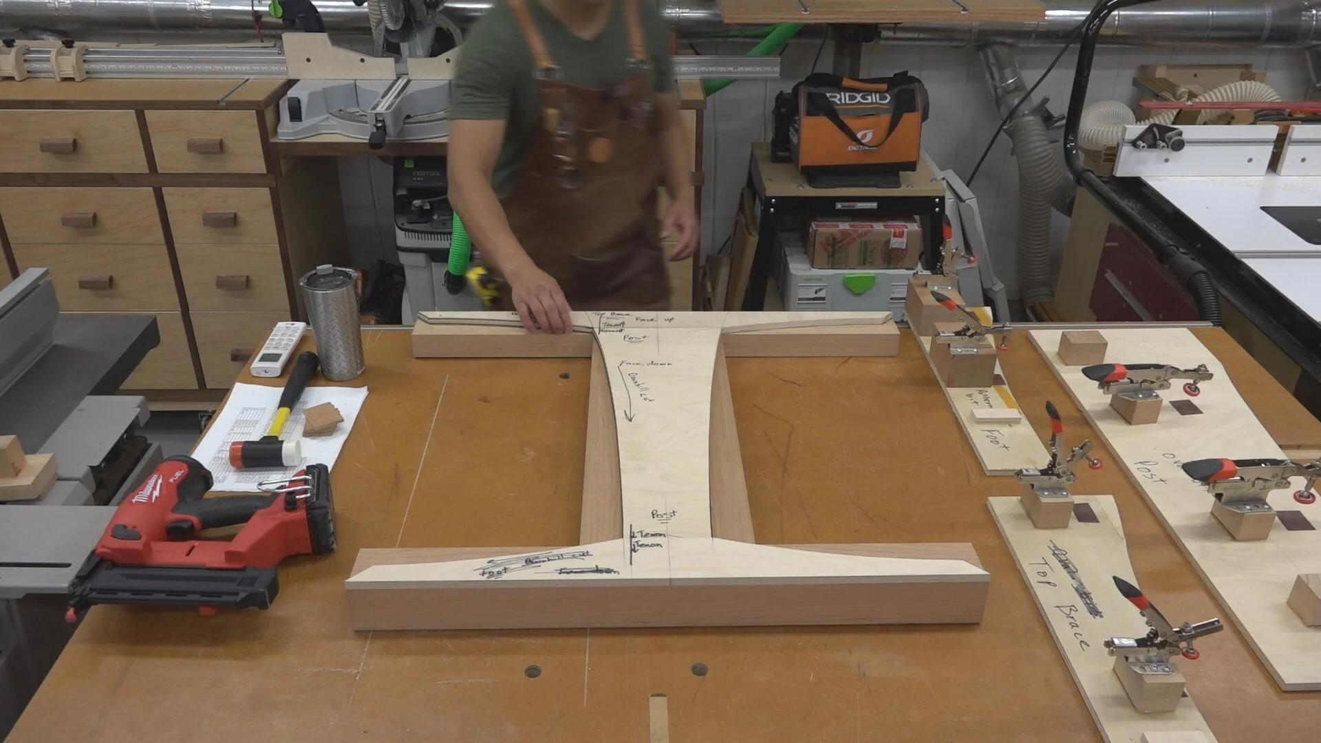 Tracing out the template
