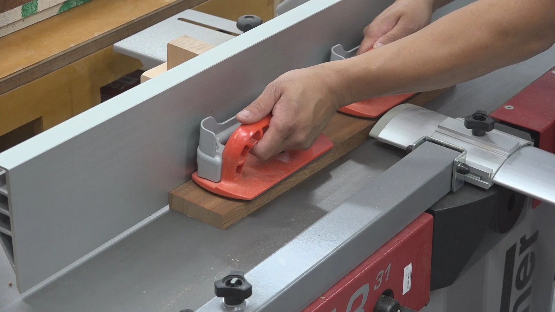 Face jointing get the face of the board flat