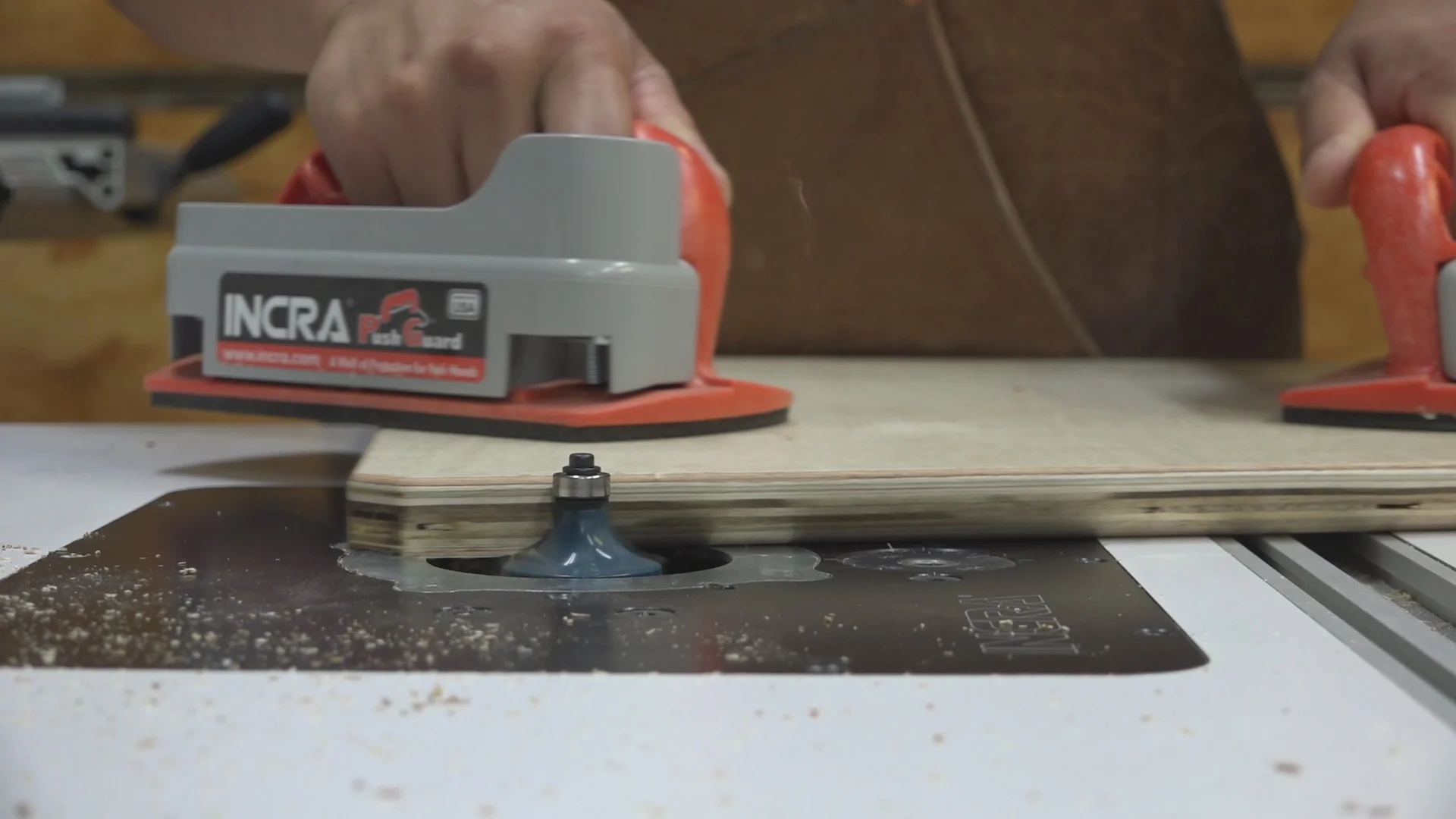 The bottom round over prevents upholstery fabric from ripping, and the top round helps shape the 2” upholstery foam.