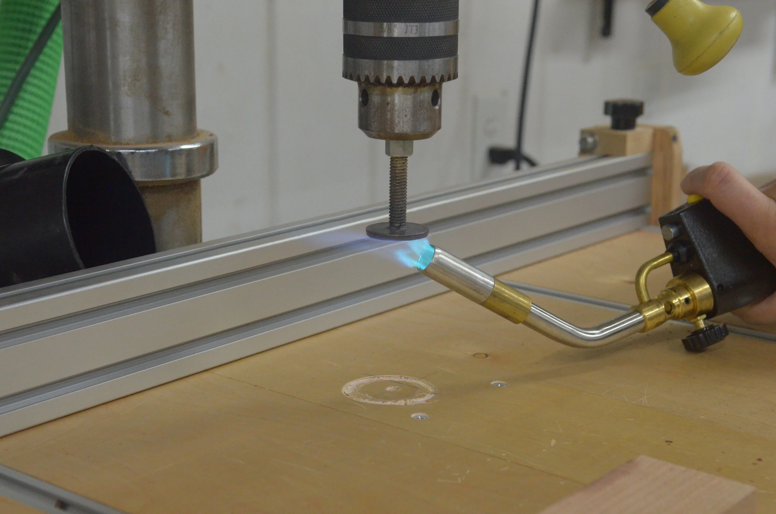 To apply even pressure across the entire logo, I chuck my branding iron into my drill press. My branding iron actually came with a handle but I am unable to apply even pressure using the included handle. Once the iron is chucked into my drill press,…