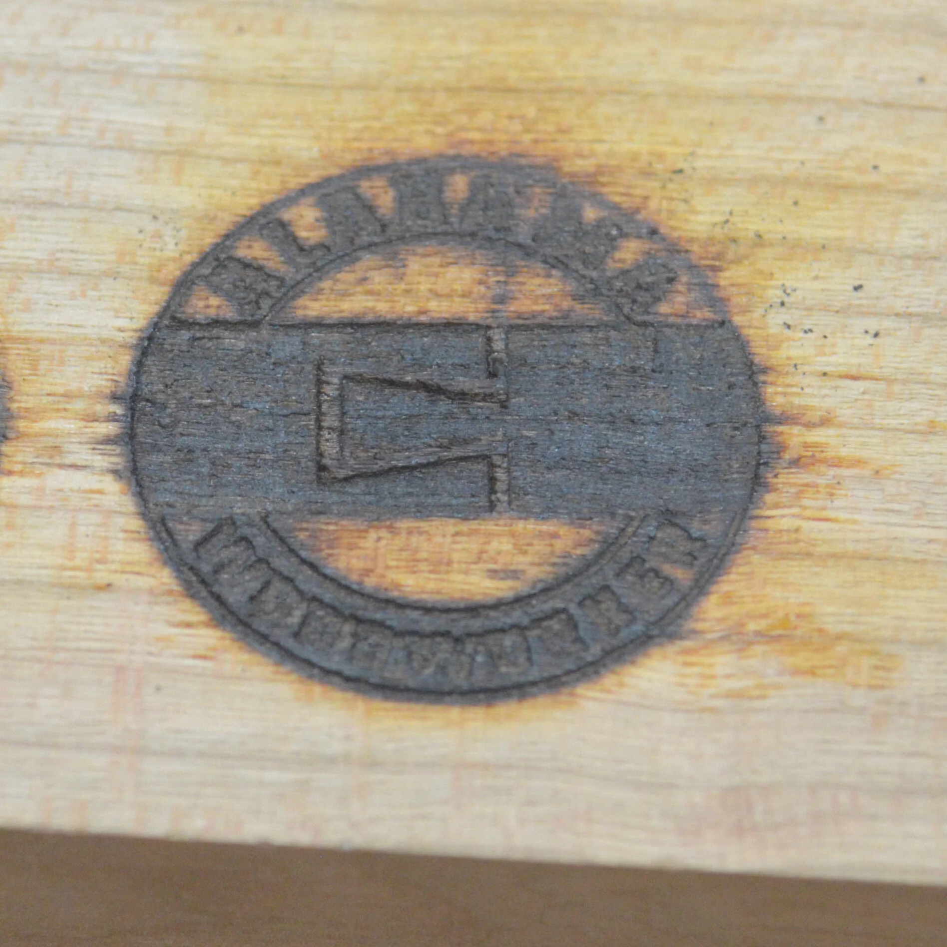 If the iron is too hot, or applied for too long, you’ll get an overburn. You can try to fix this problem by sanding to clean up the excess burning.