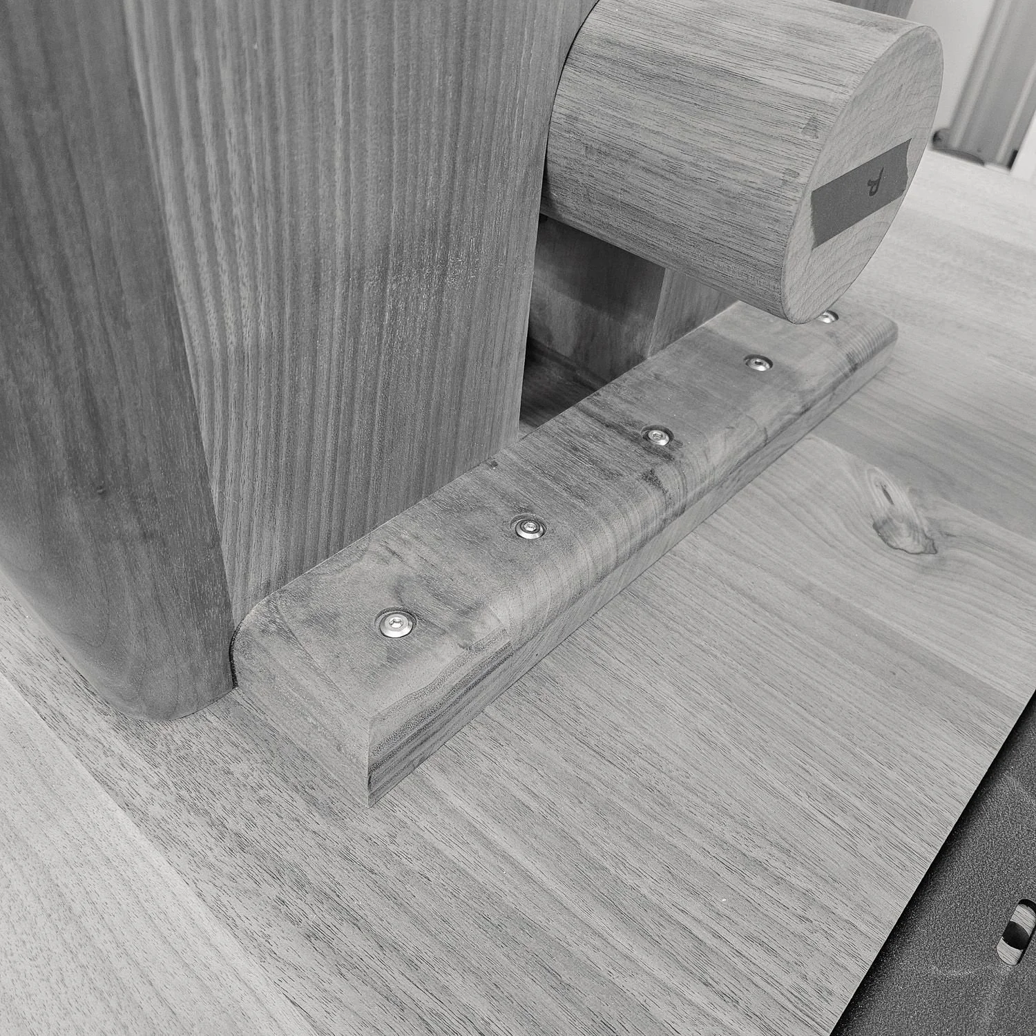 Underside detail of the trestle base during construction (Copy)
