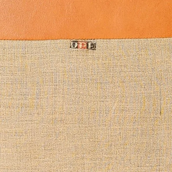 Close-up of the OPE maker’s mark on the Seal lounge chair (Copy)
