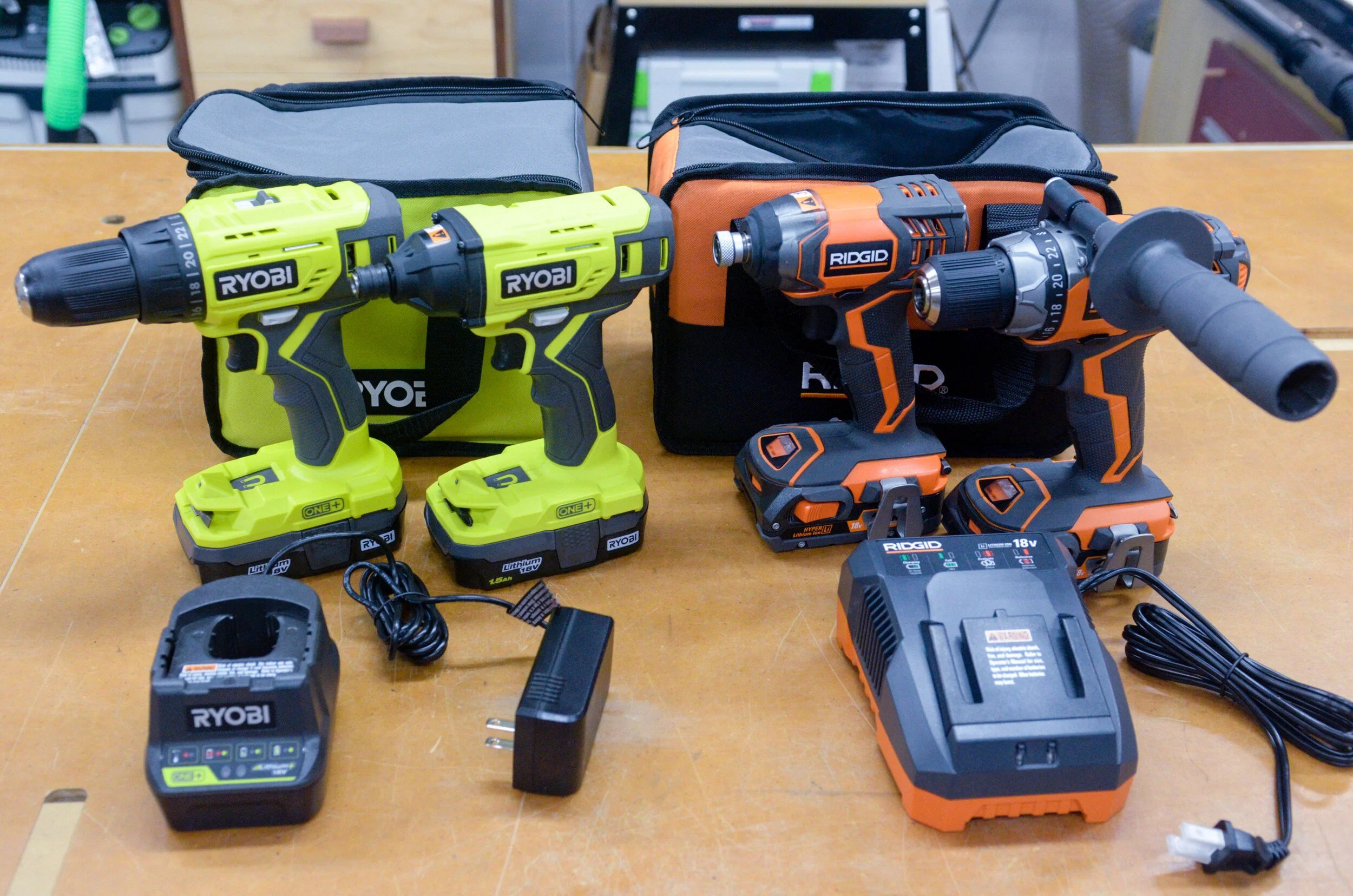 The Home Depot Flagship Brand Starter Kits: Ridgid and Ryobi