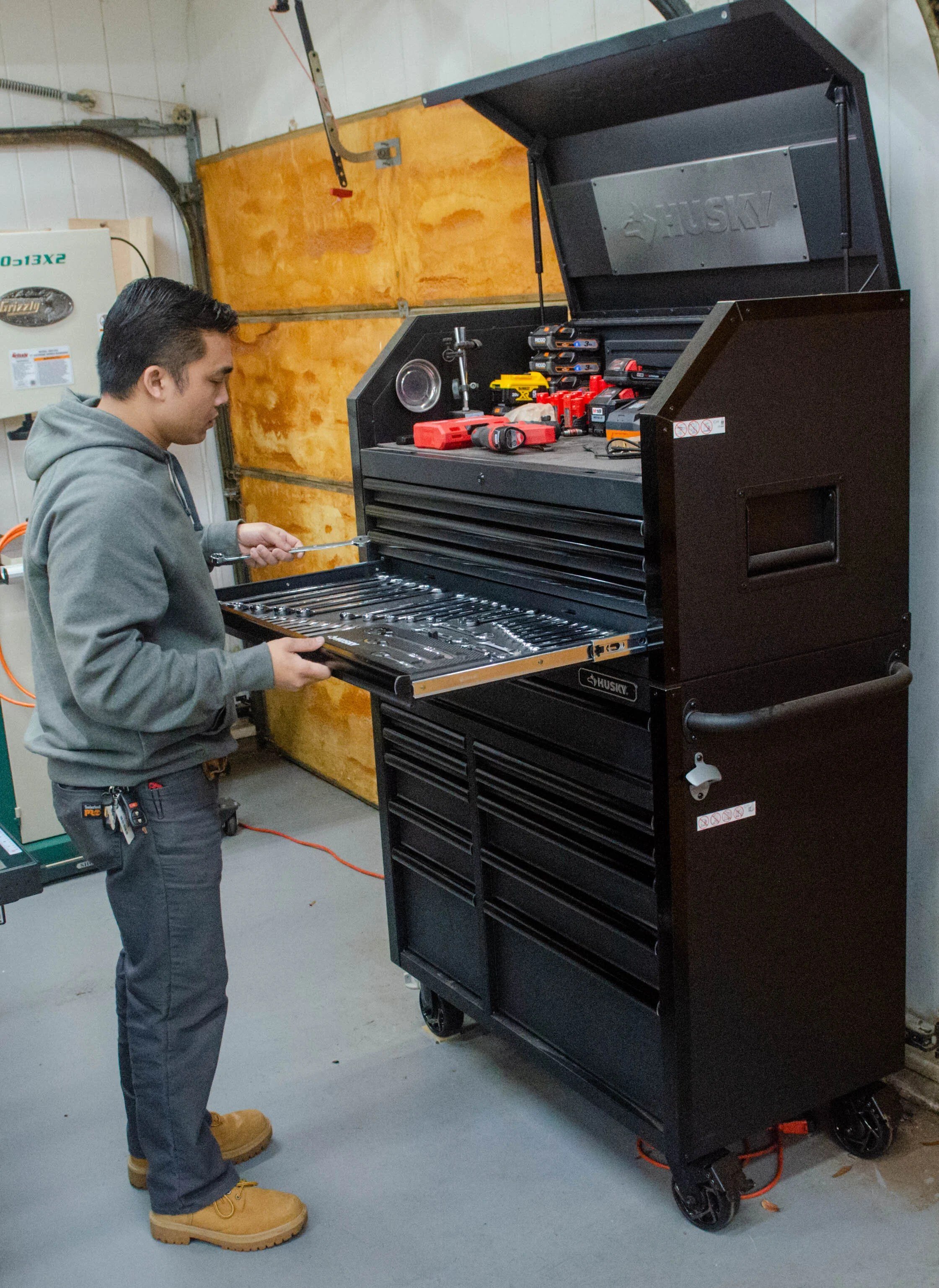 Husky Industrial 15 Drawer Tool Chest and Cabinet