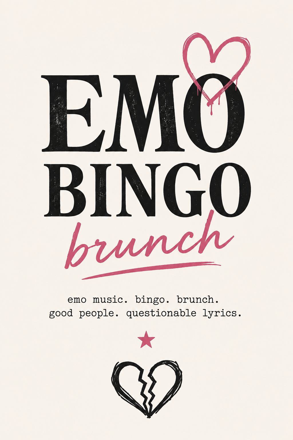 Emo Bingo Brunch (at night!)