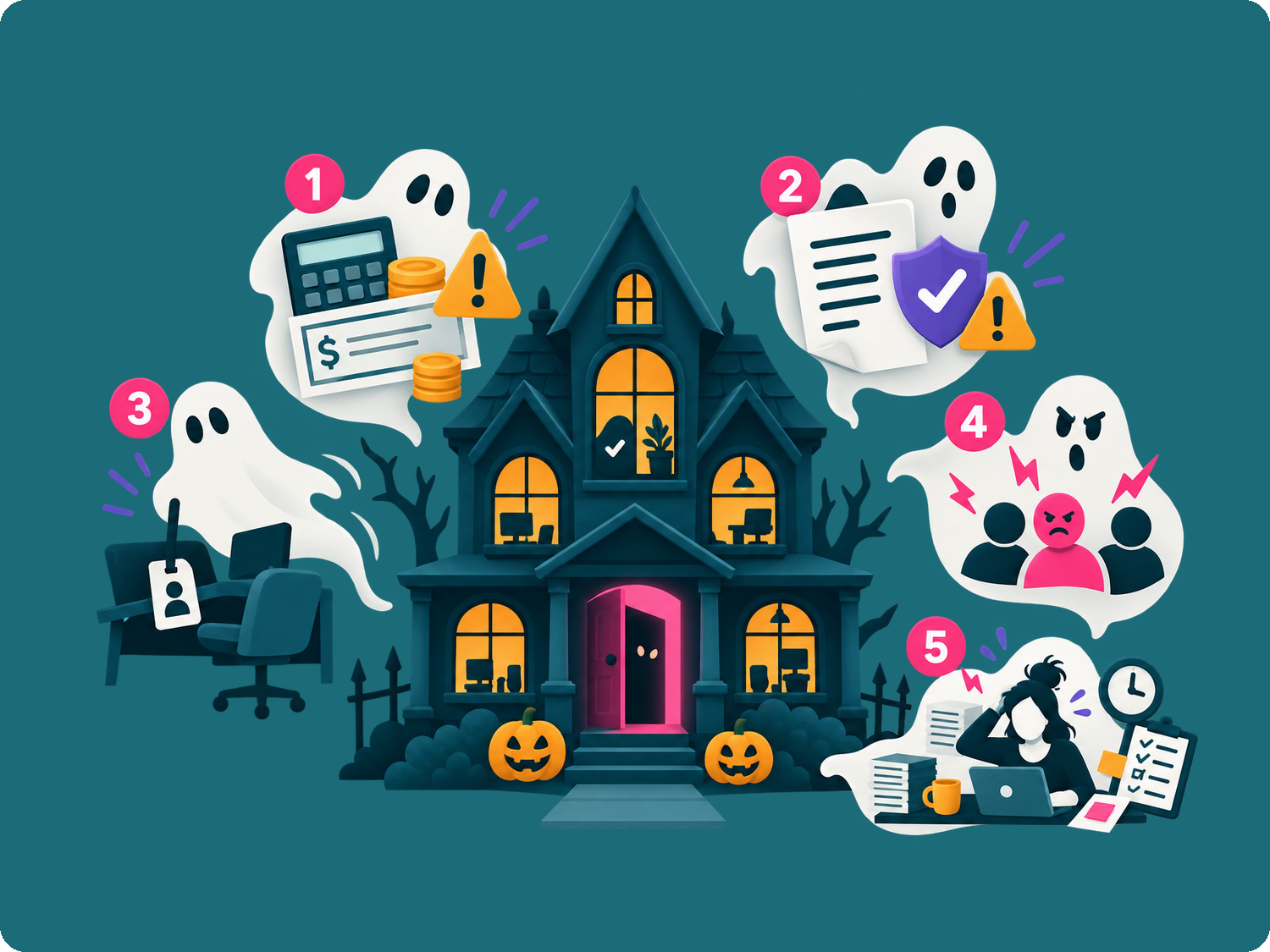 Haunted House HR: 5 Frights Lurking in Your Business