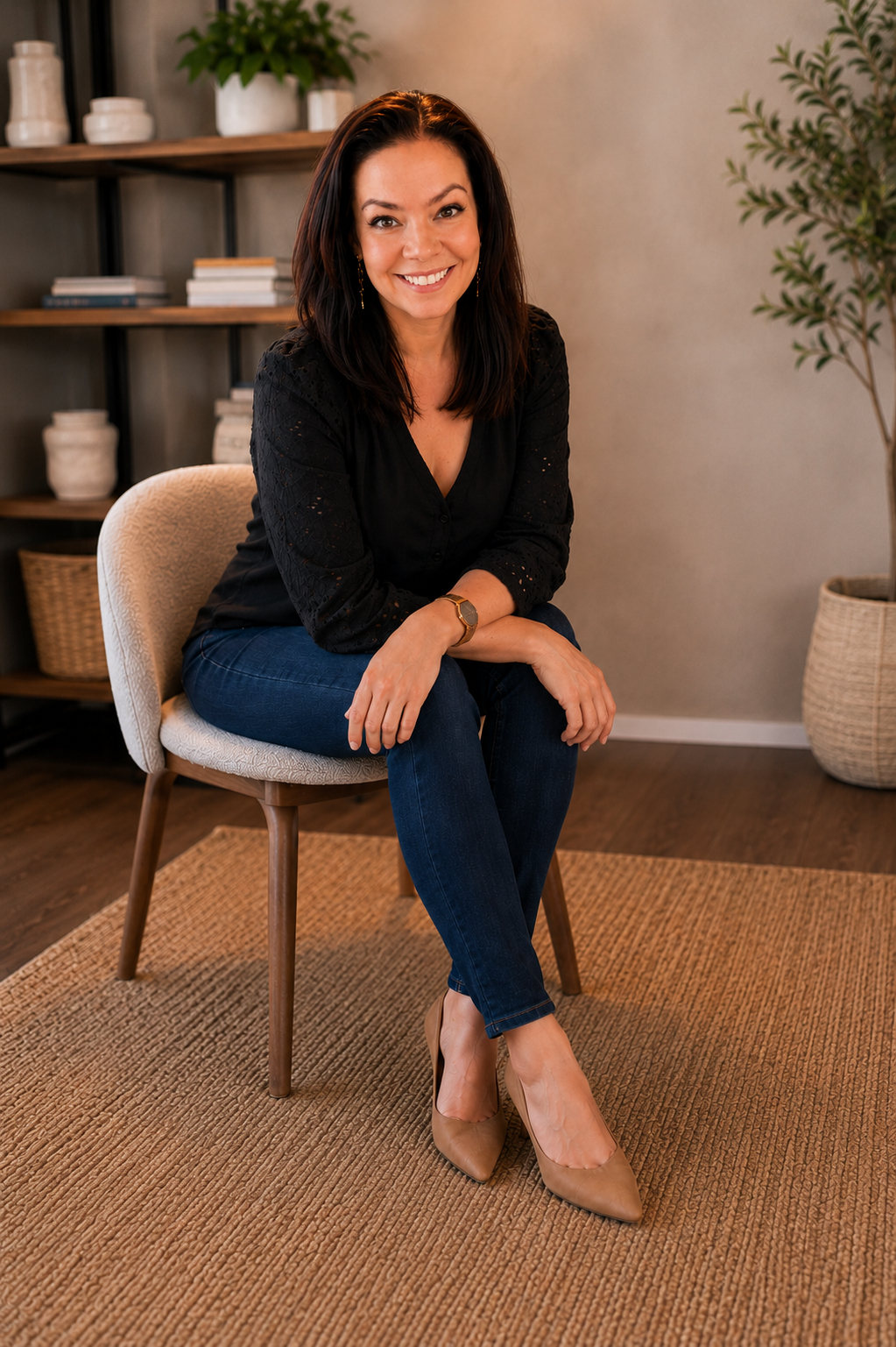 Jennifer Beattie, Founder and CEO of Operationary sitting casually