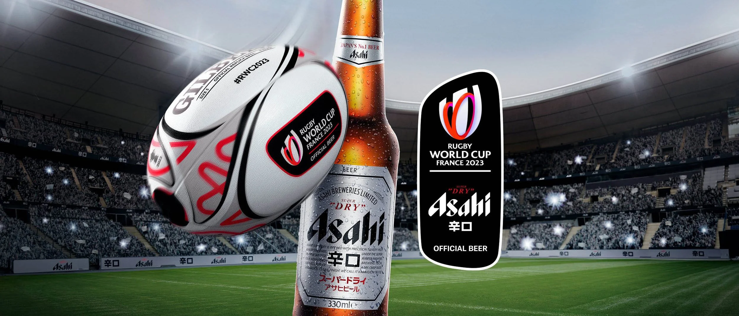 Advertising work Asahi Rugby World Cup Campaign 2024 by London based advertising photographer Jon Enoch  (Copy)