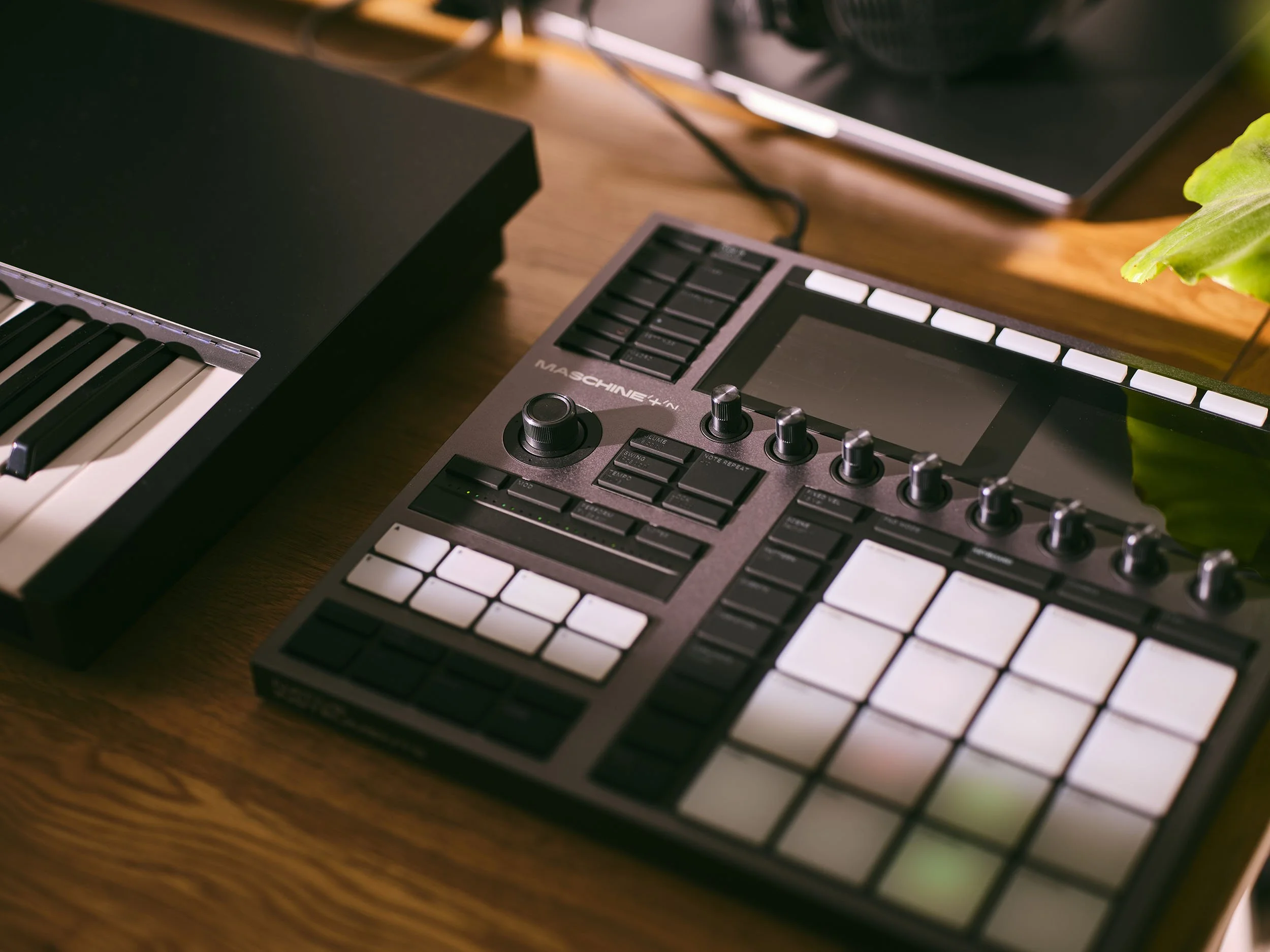 Lifestyle images of people using and playing Native Instruments software and hardware which are used for music production, sound design, performance and DJing