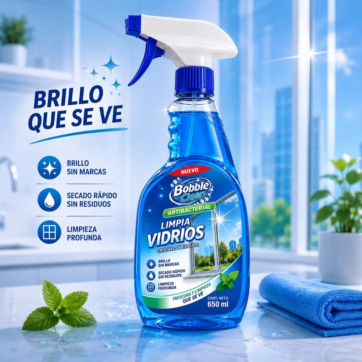 LIMPIA VIDRIOS BOBBLE