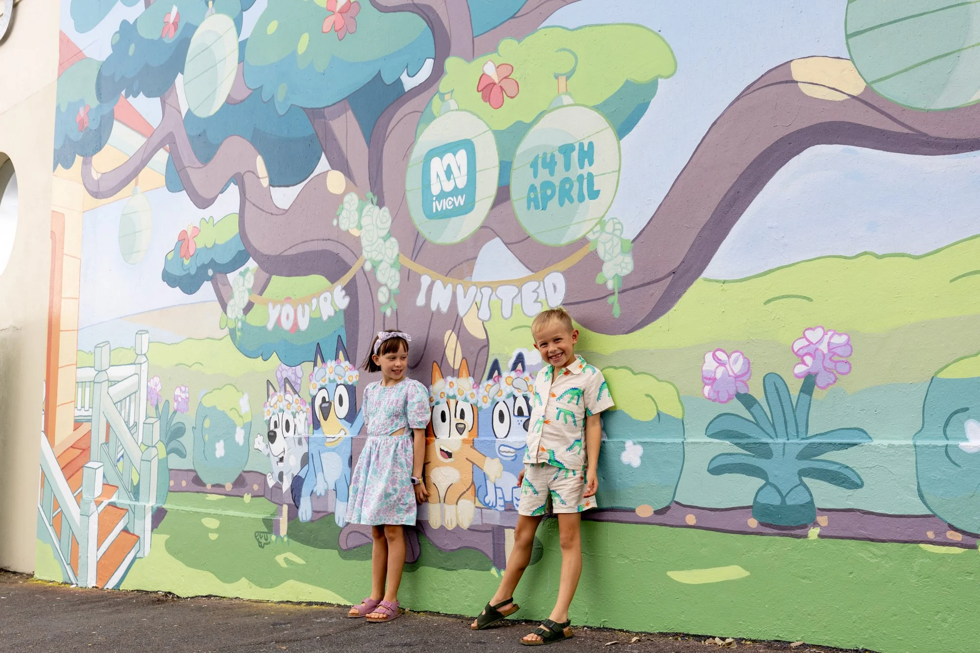 Bluey Mural
