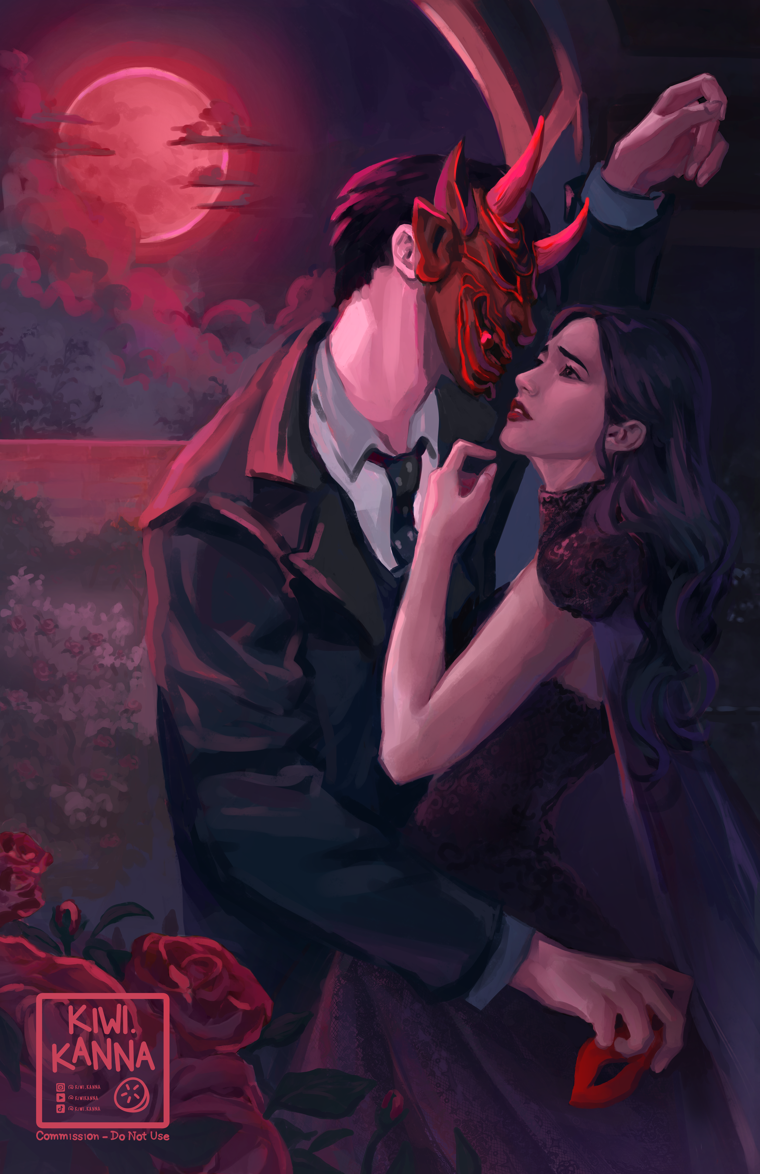 Commission for Lily Anh Nam's "Monsters, Masks, and Mayhem"